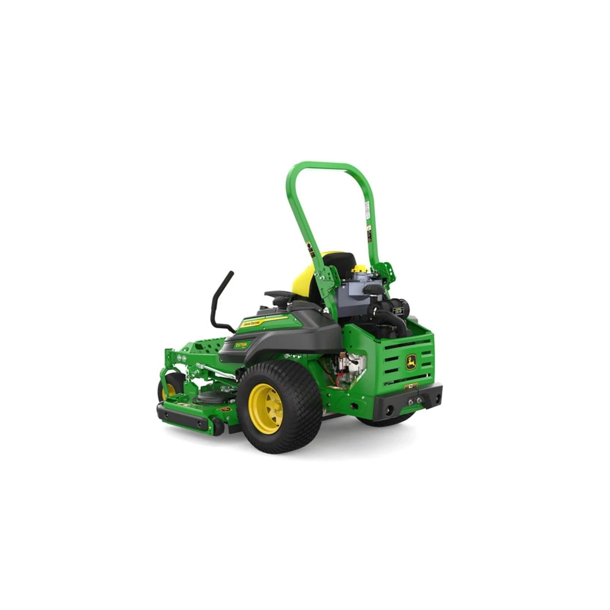 Rear left-facing view of Z975M EFI ZTrak Zero-Turn Mower