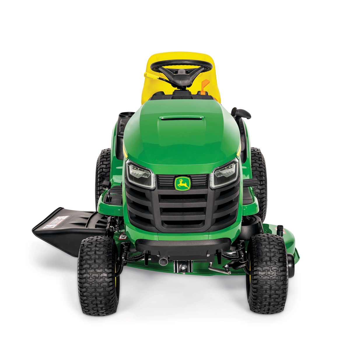 Front studio view of an S100 lawn tractor