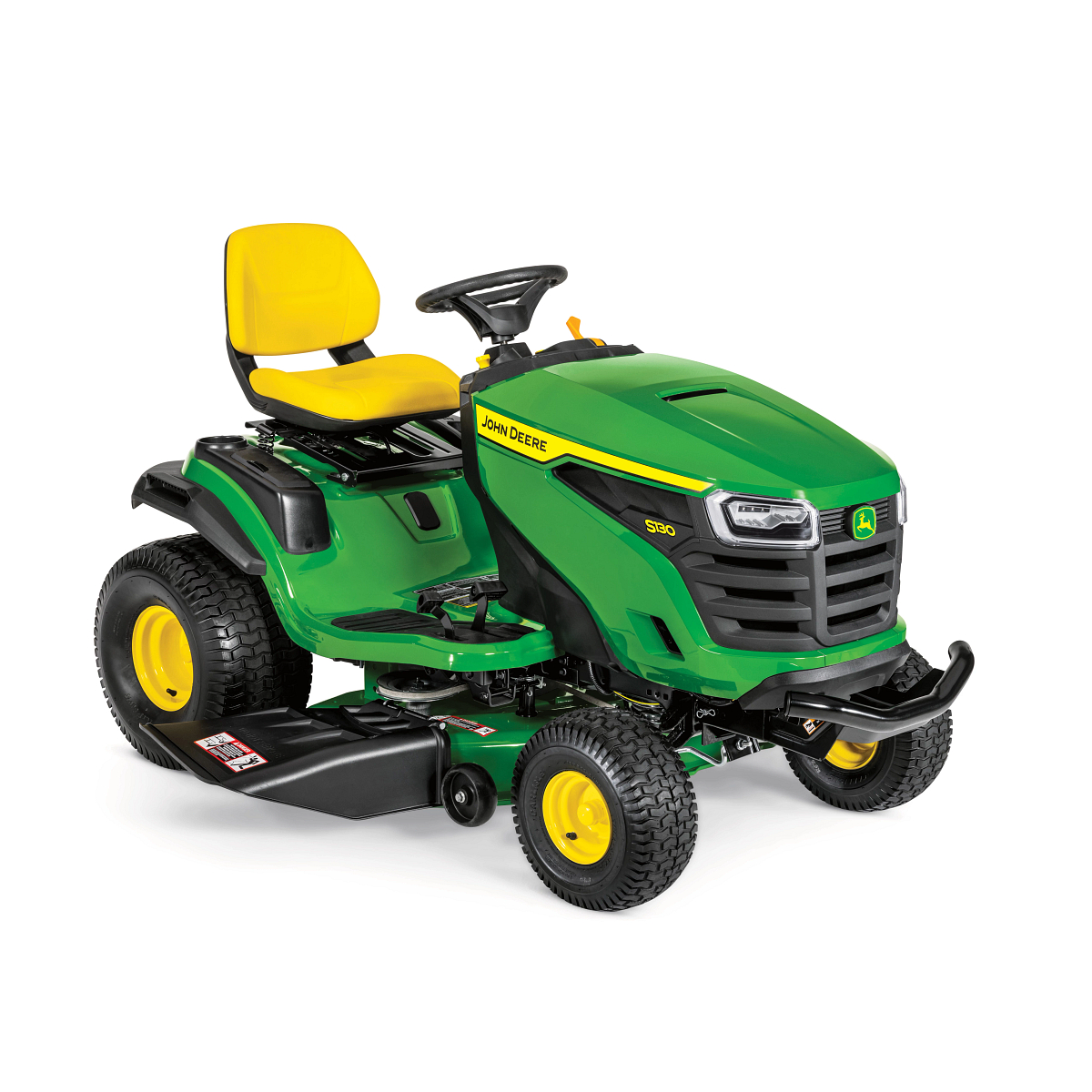 Front right studio view of an S130 Lawn Tractor
