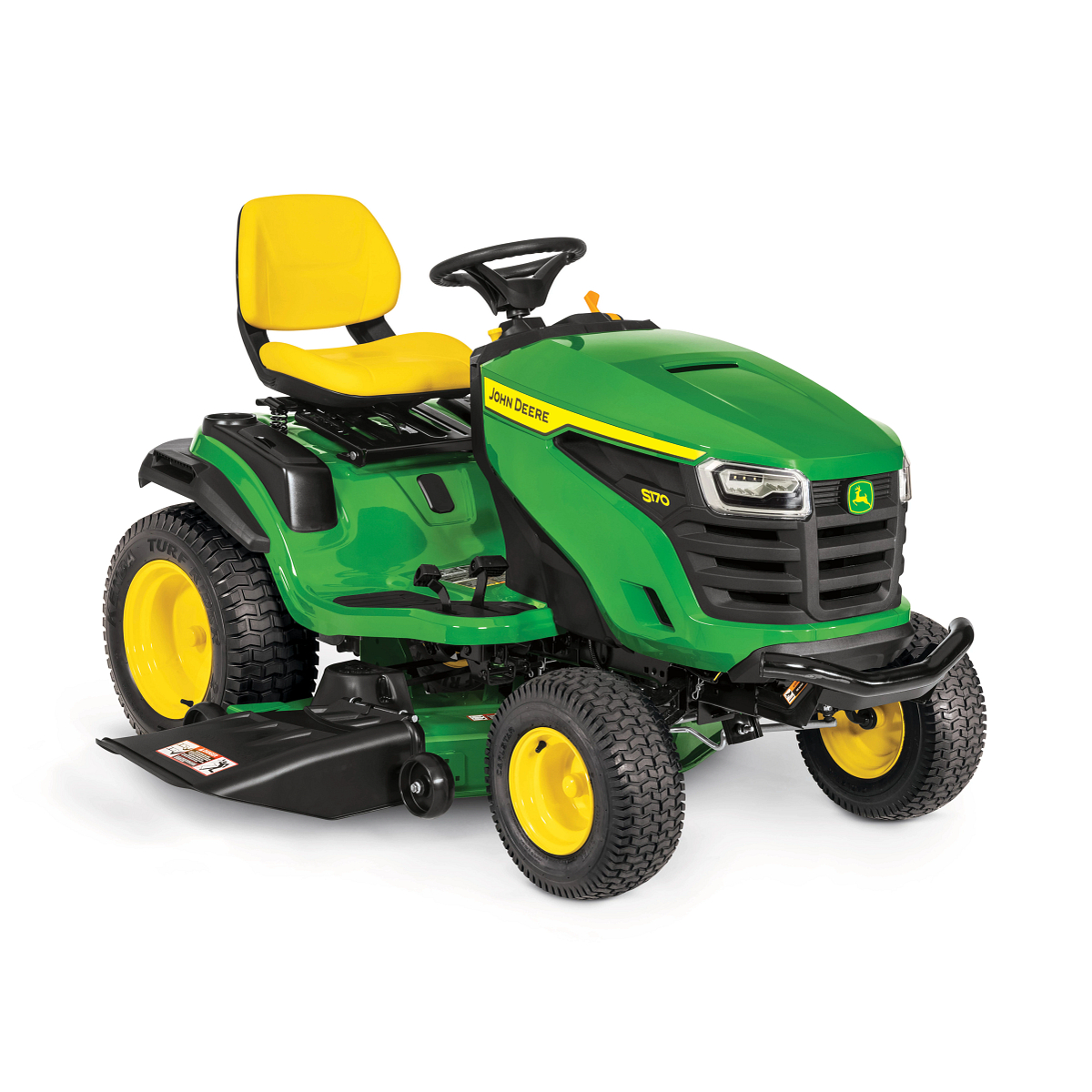 Front right studio view of an S170 Lawn Tractor