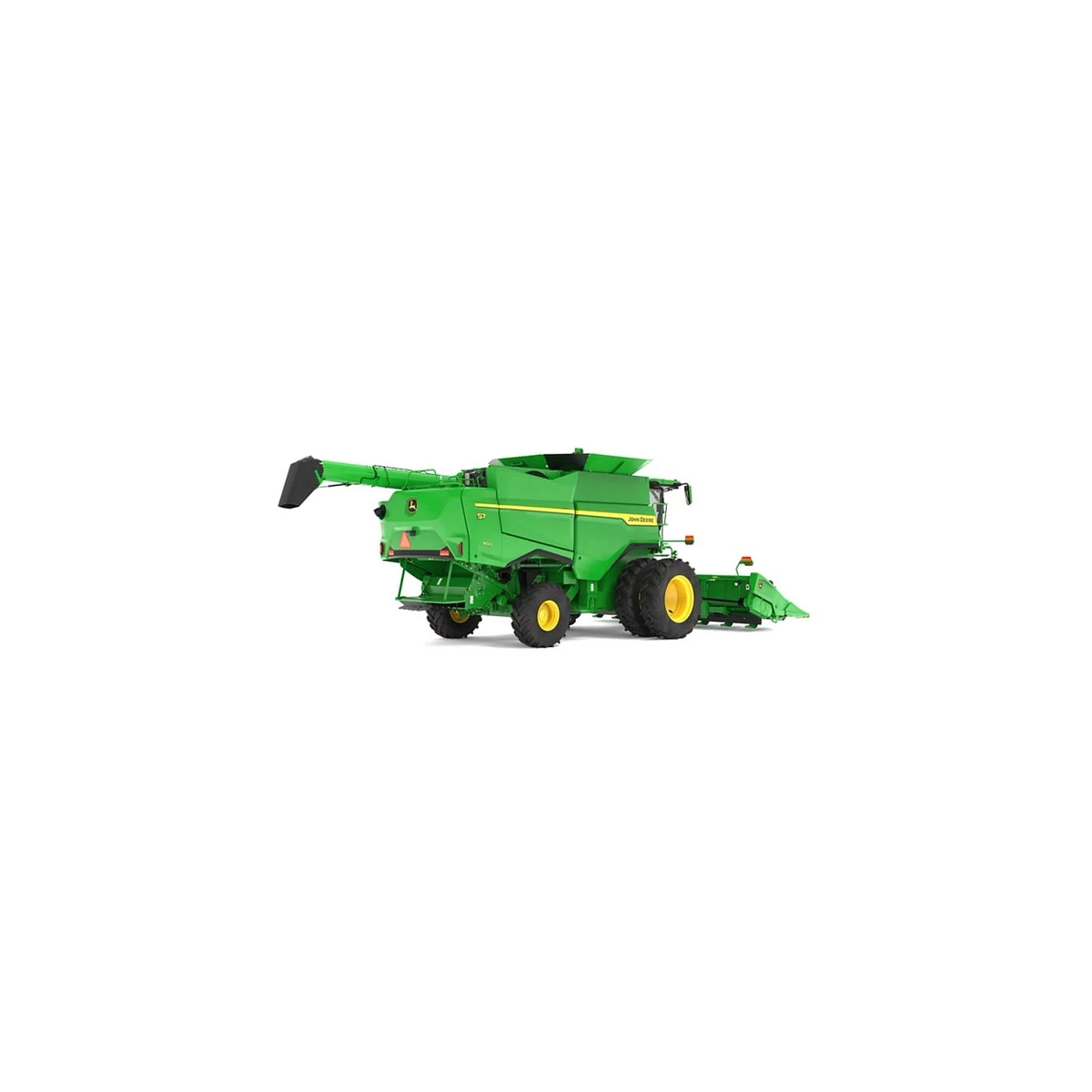 Studio image with rear right view of an S7 600 Combine