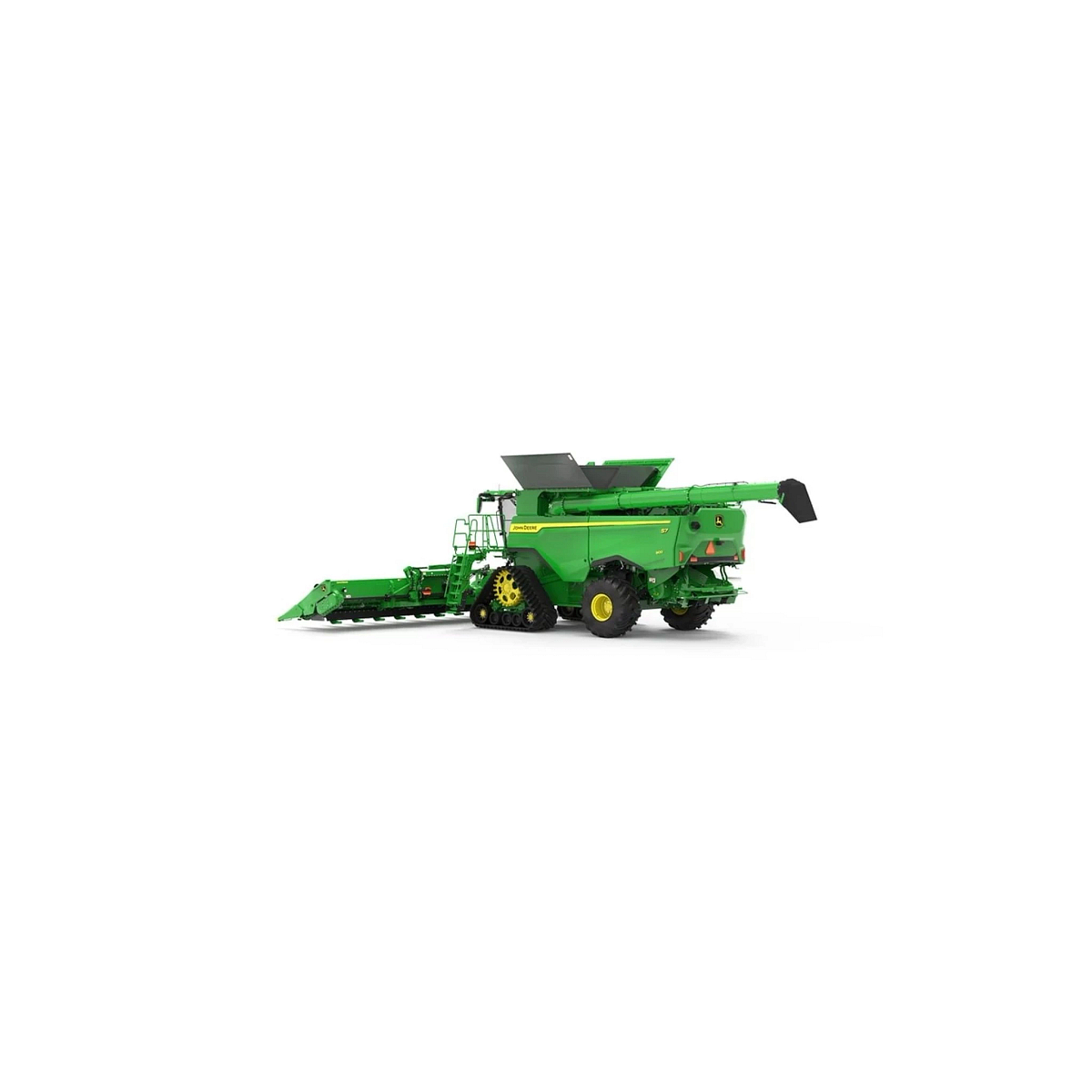 Studio image with a rear left view of an S7 900 Combine