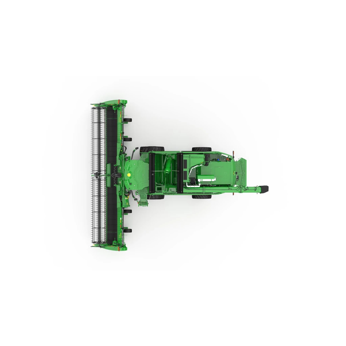 Overhead view of T6 800 Combine in studio