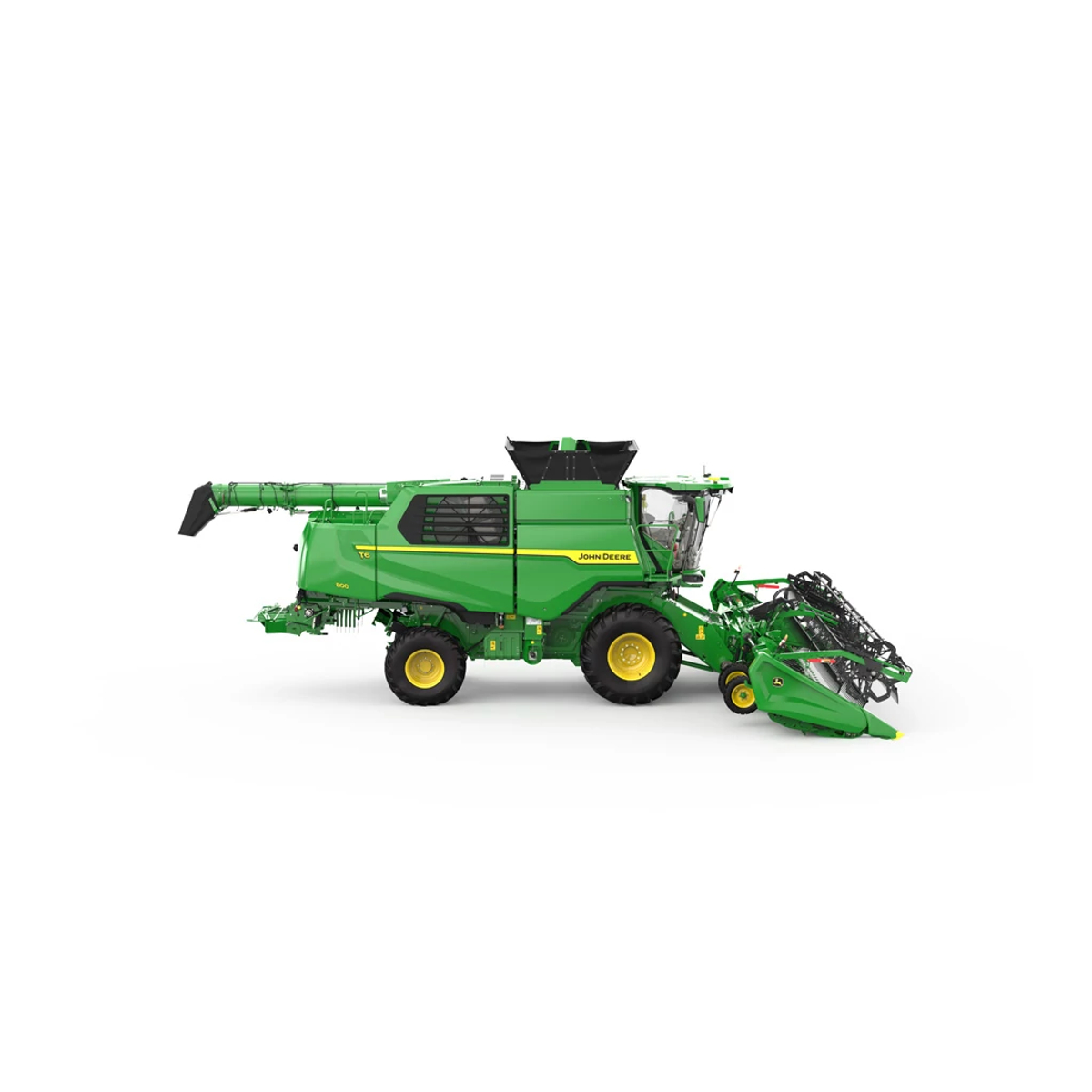 Right side view of T6 800 Combine in studio