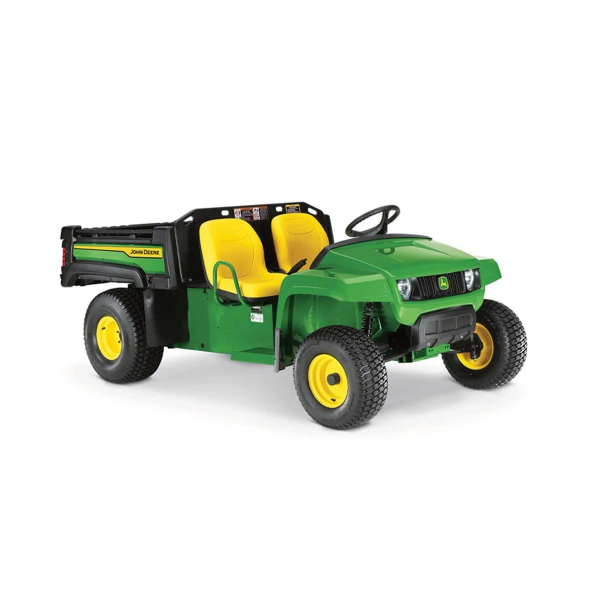 Studio image with a front right view of a TE 4X2 Electric Utility Vehicle
