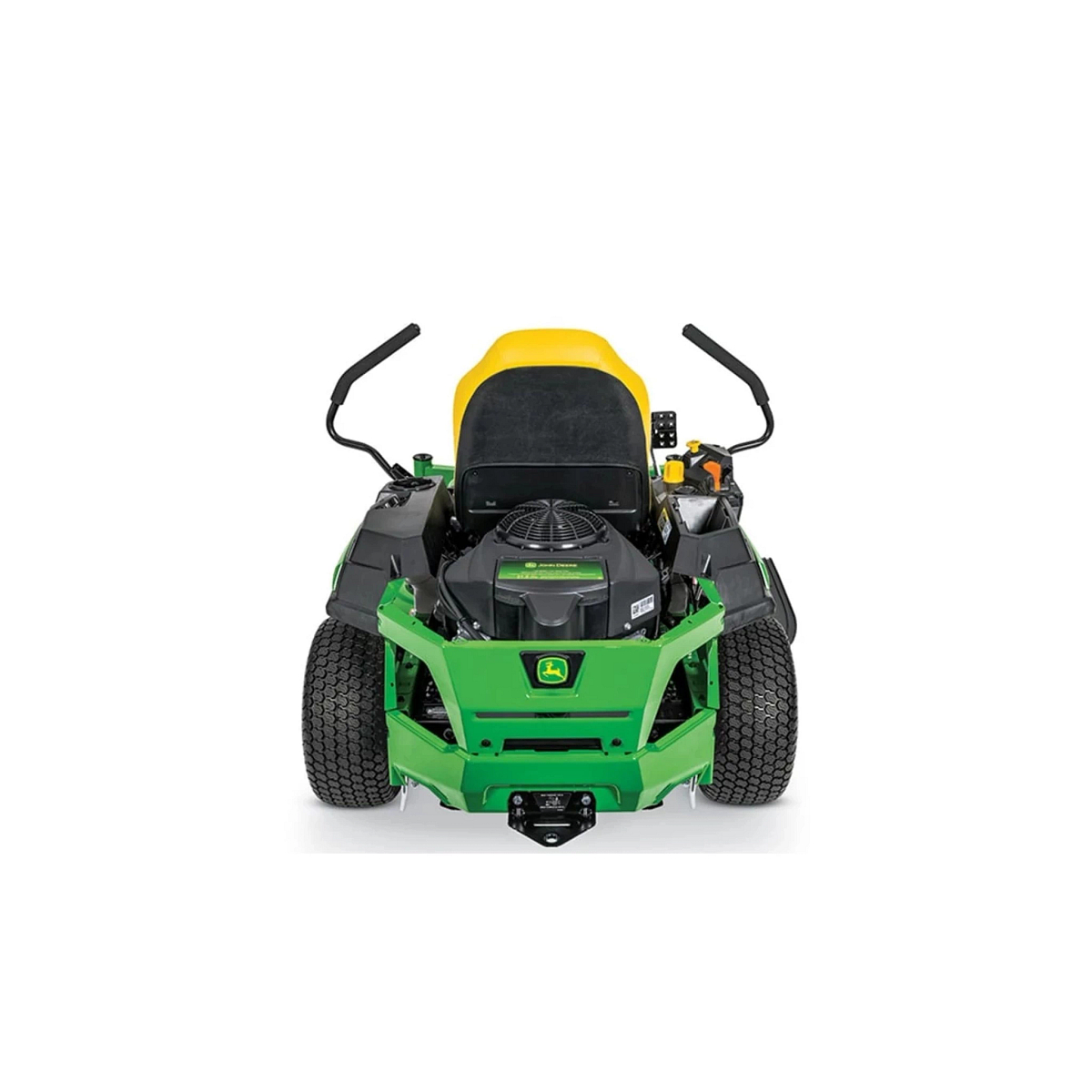 Studio image with a rear view of a Z320M ZTrak Mower