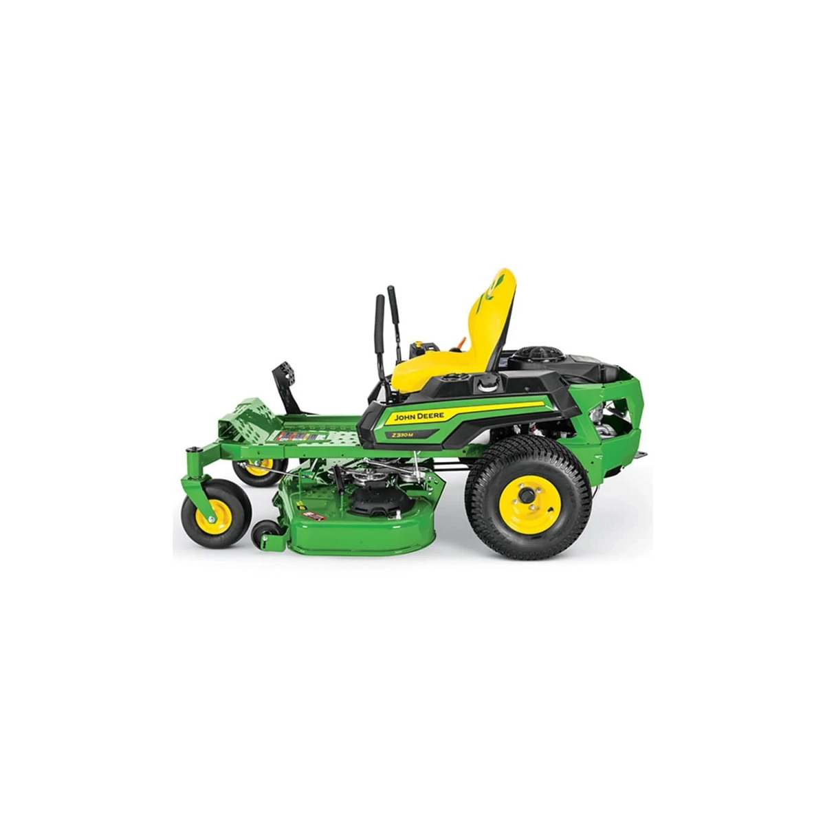 Studio image with a left view of a Z330M ZTrak Mower
