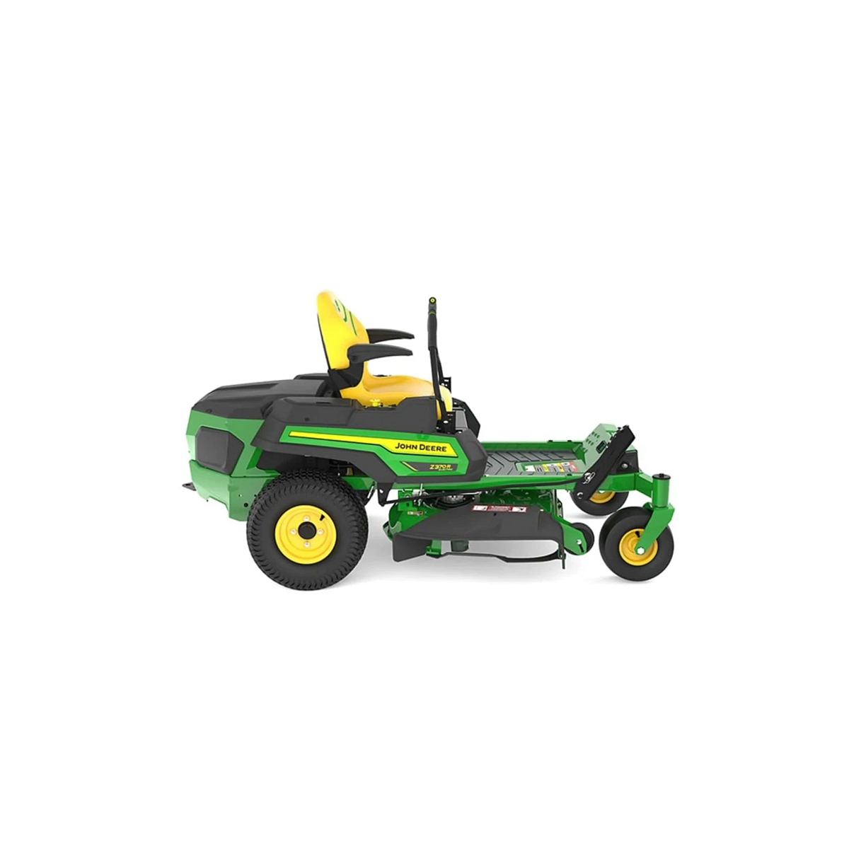 Studio image with a right view of a Z370R Electric ZTrak Mower