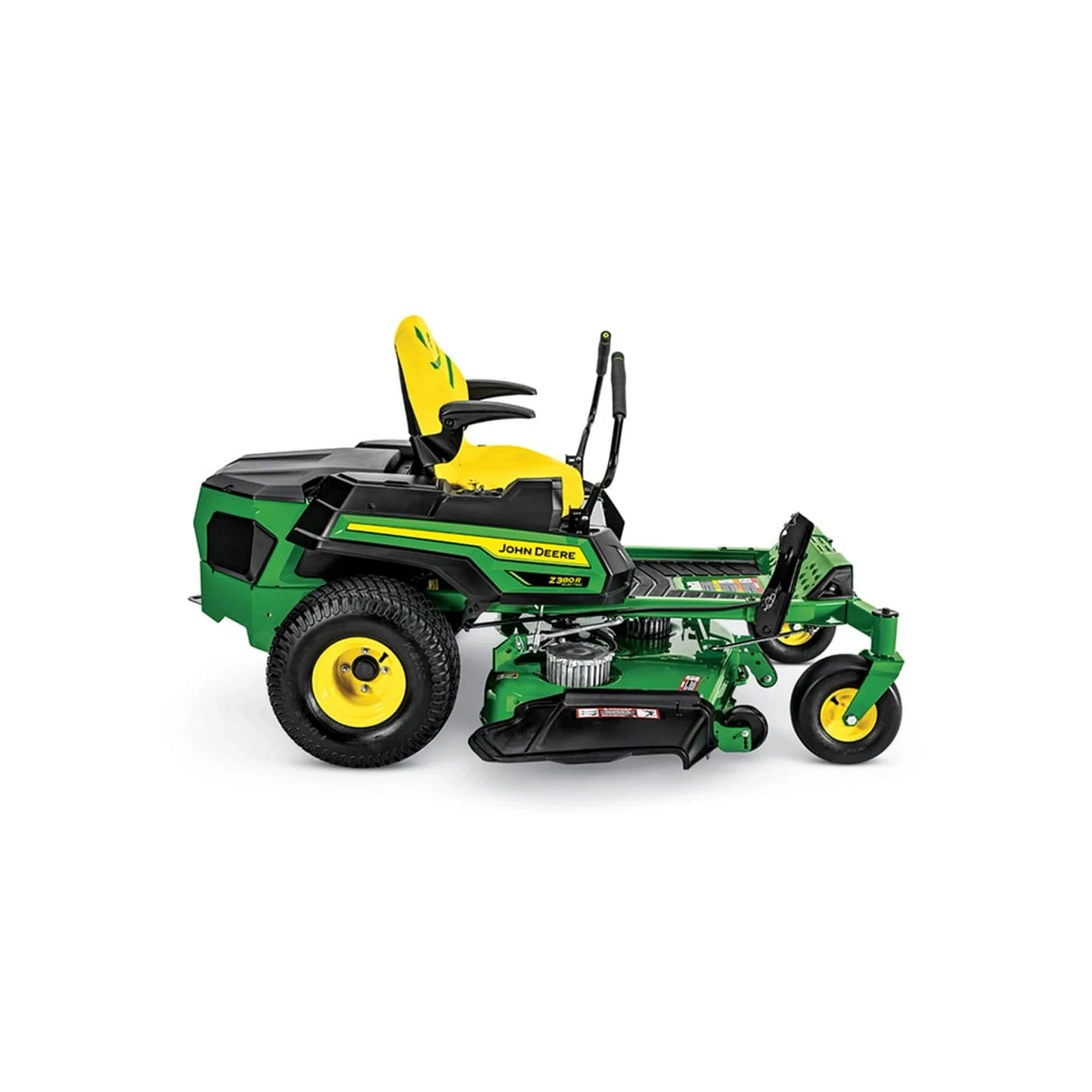 Studio image with a right view of a Z380R Electric ZTrak Mower