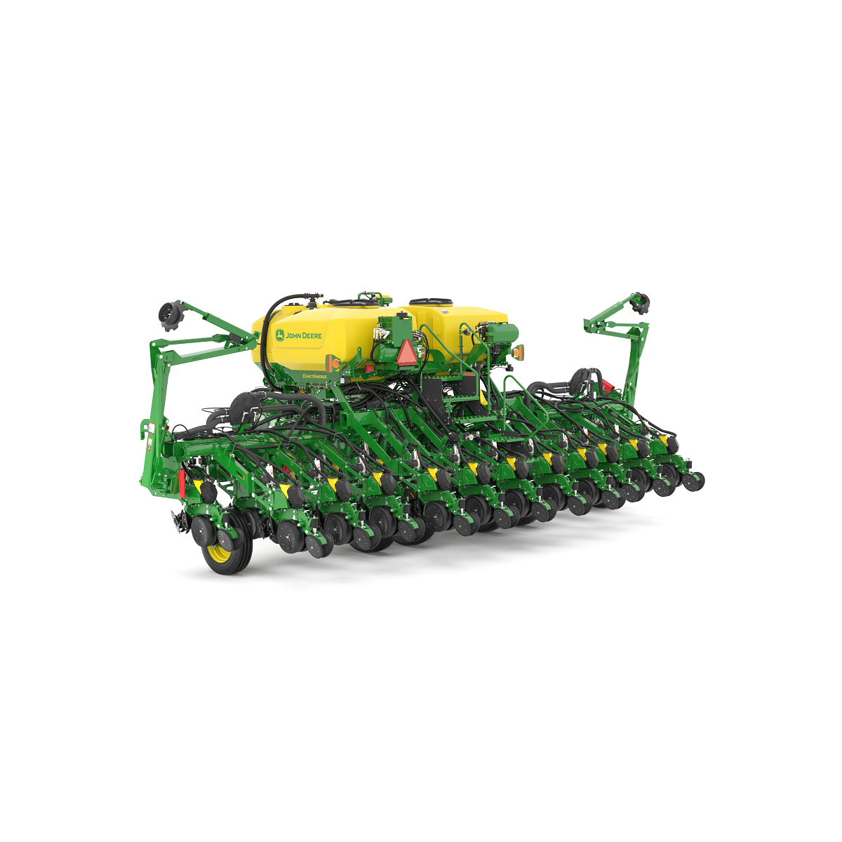 Studio image with left rear view of 1795 12-Row Split 23 Planter.