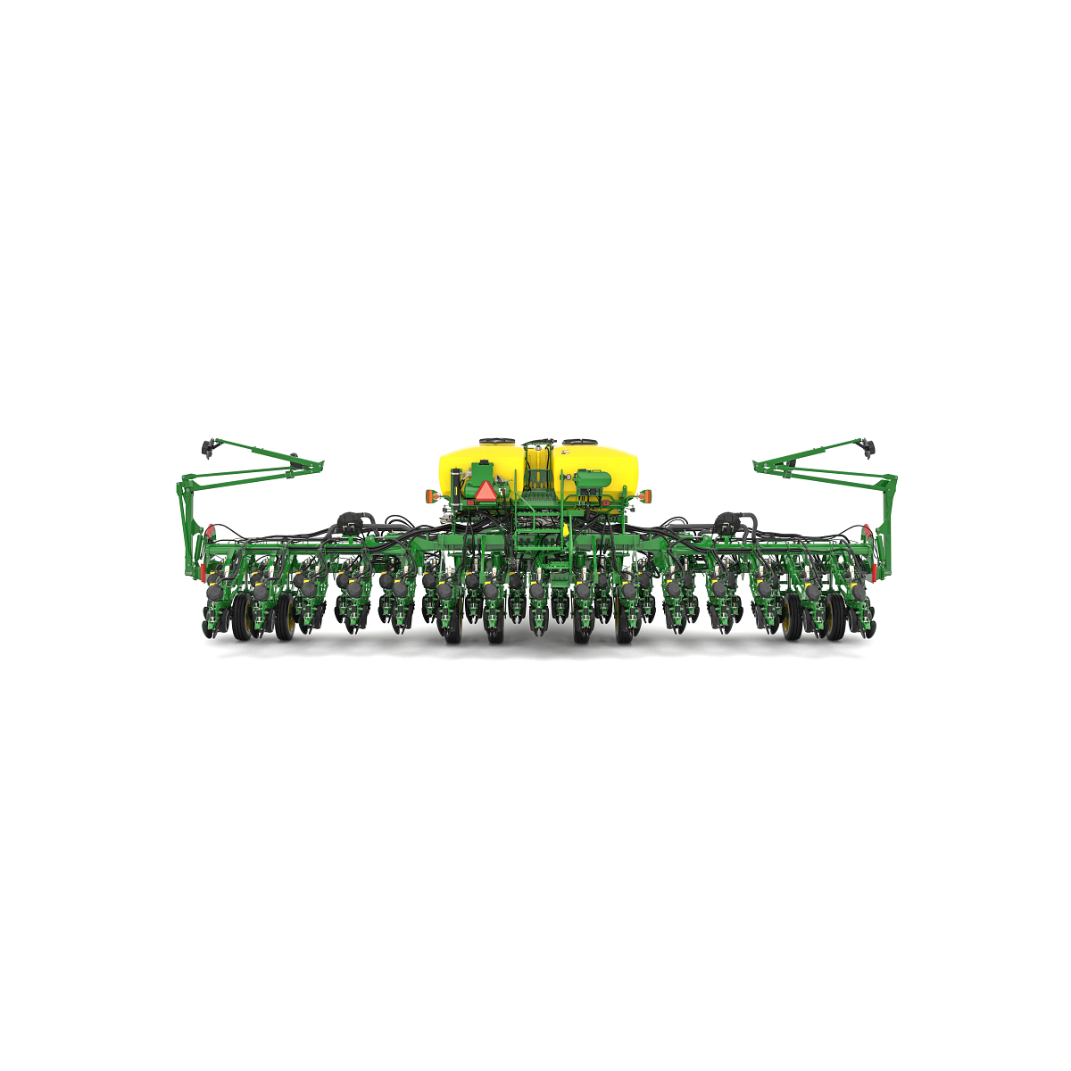 Studio image with rear view of 1795 16-Row Split 31 Planter.