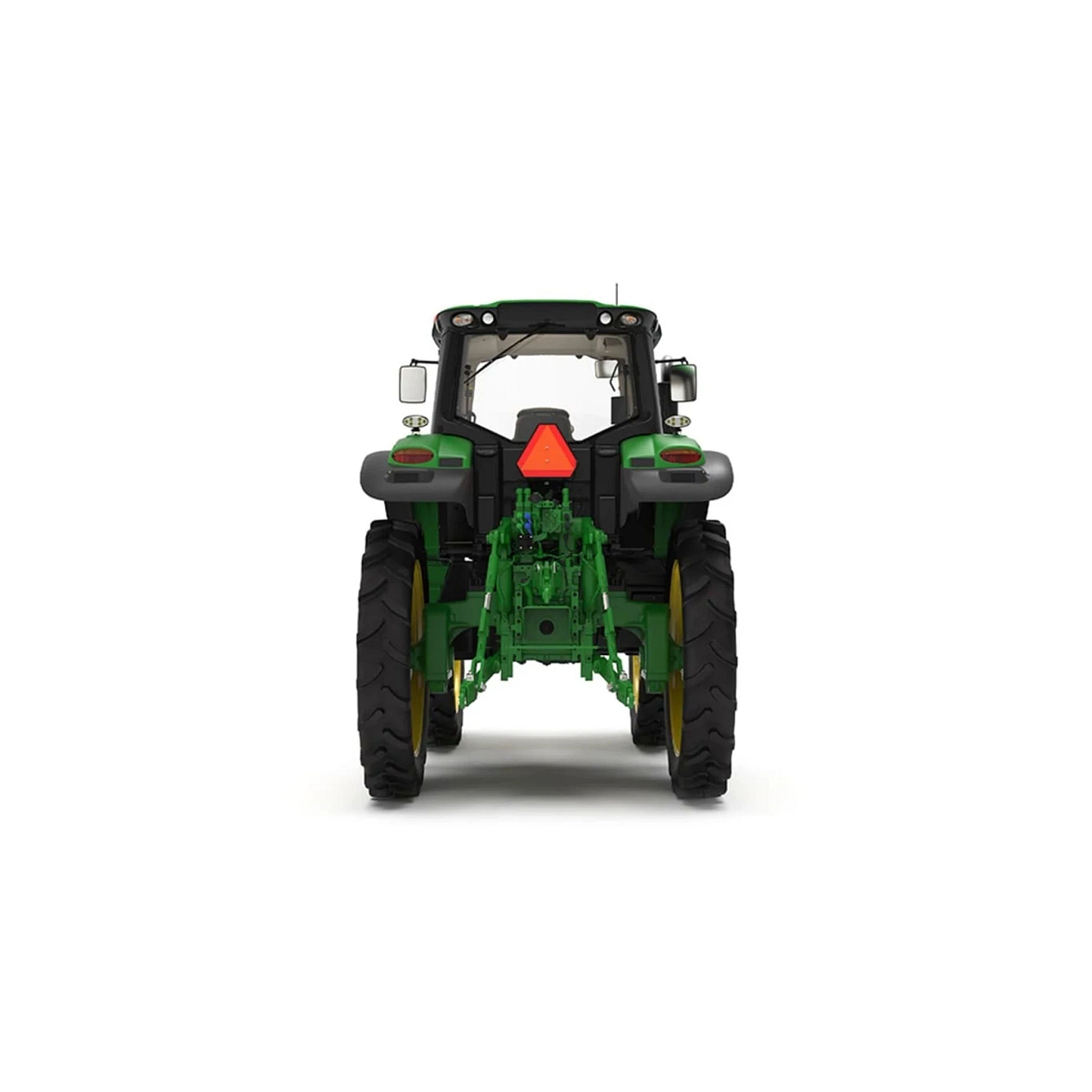 Studio image with a rear view of 6MH 155 Utility Tractors