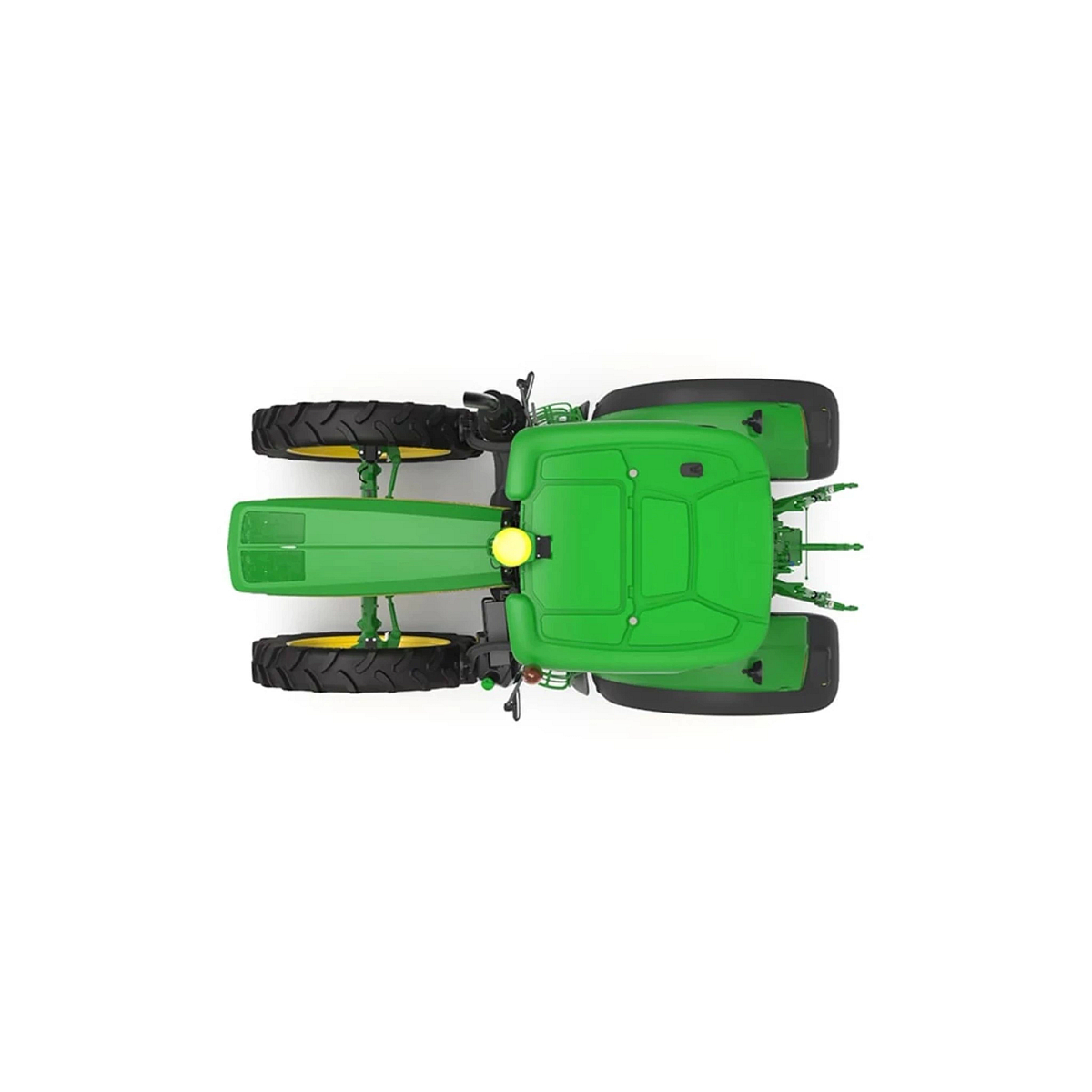 Studio image with a top view of 6MH 155 Utility Tractors