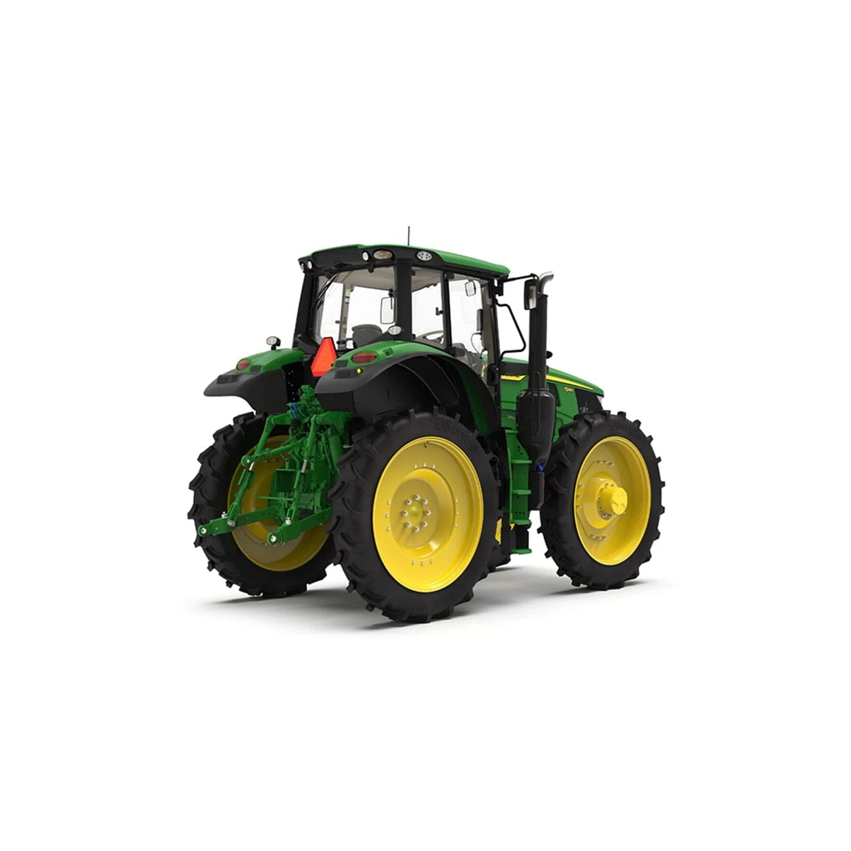 Studio image with a rear right view of 6MH 155 Utility Tractors
