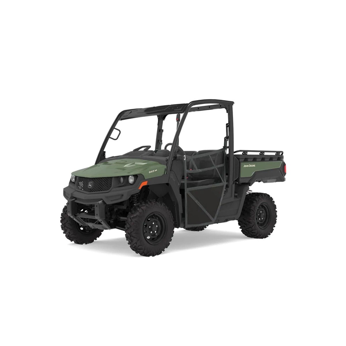 Front left studio view of XUV 845M in Olive