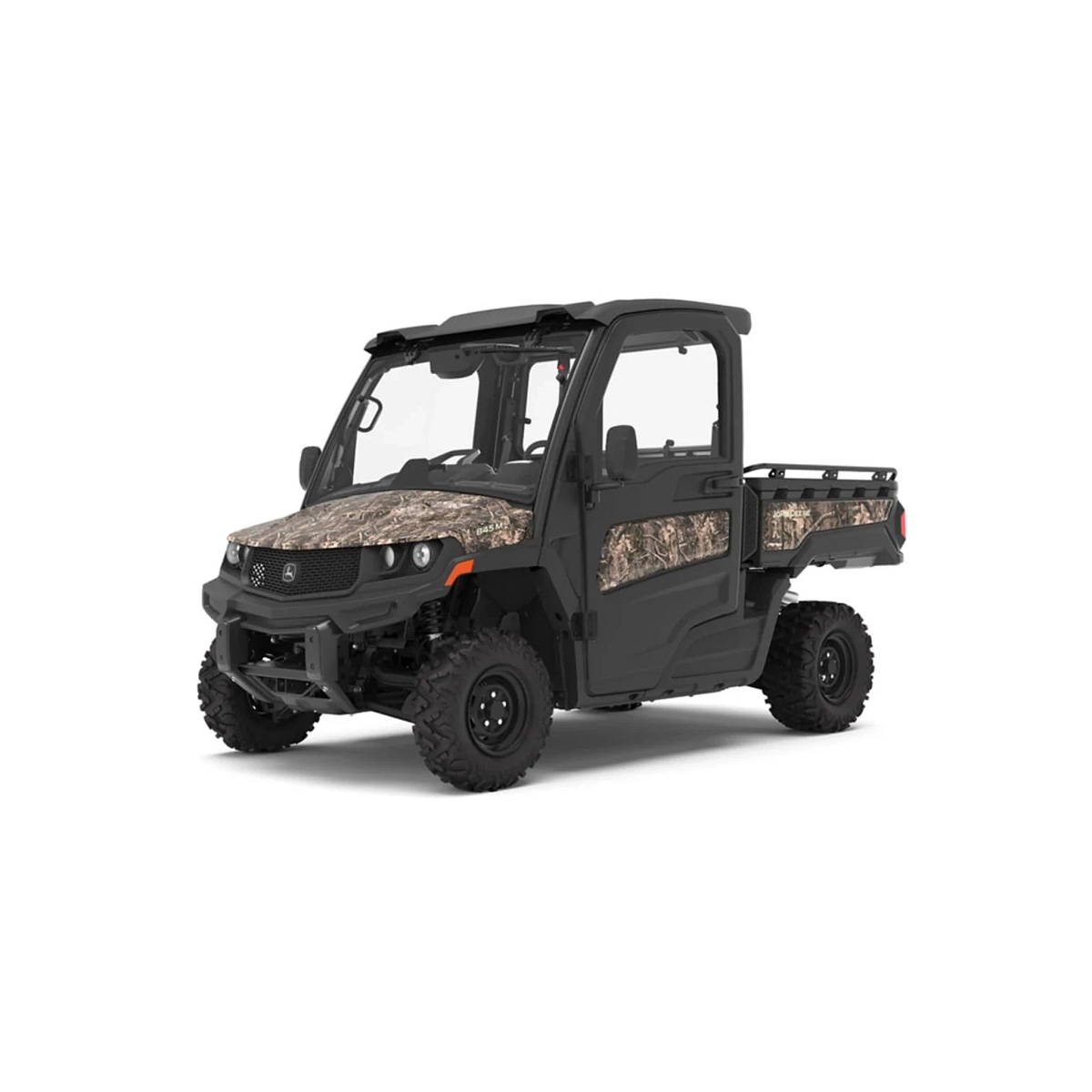 Front left studio view of XUV 845M HVAC in camo