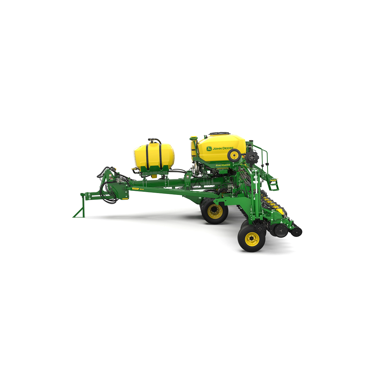 Studio rendering with left side view of DB44 24R planter.