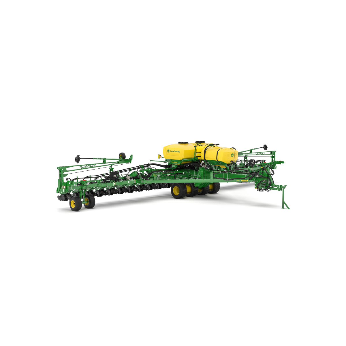 Studio rendering with front right view of DB60 24R planter.