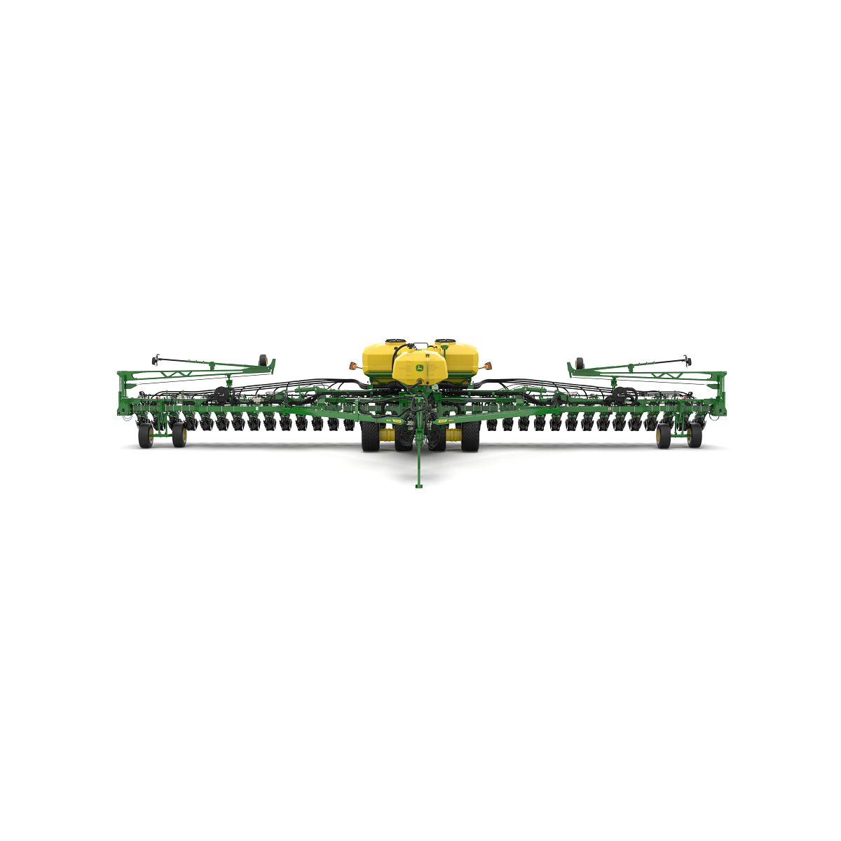 Studio rendering with front view of DB60 36R planter.