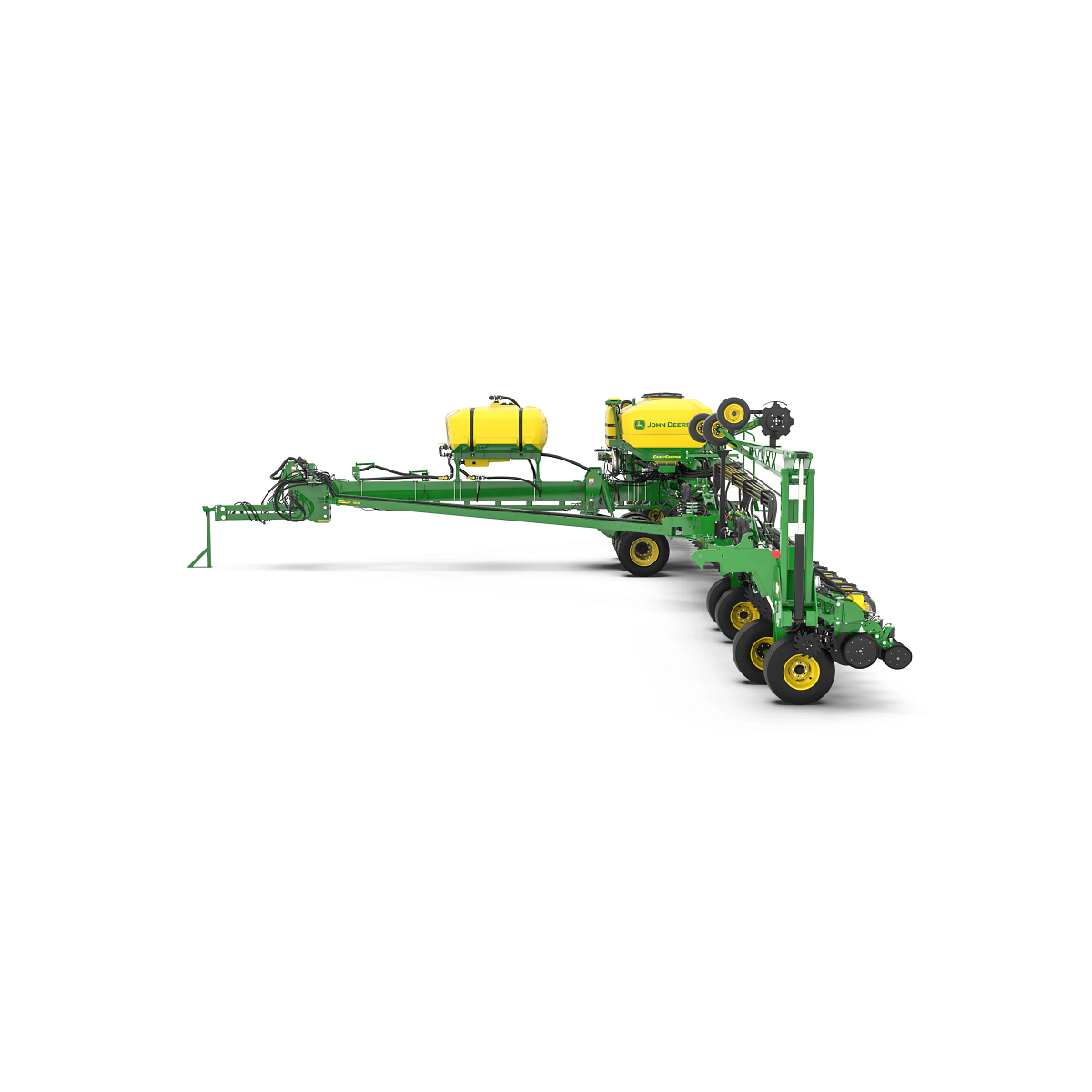 Studio rendering with left side view of DB88 48R planter.