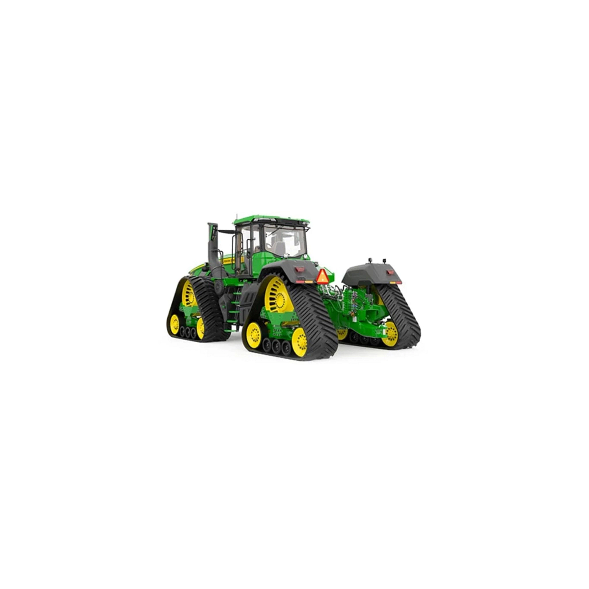 Studio image with a left rear view of a 9RX 710 Tractor