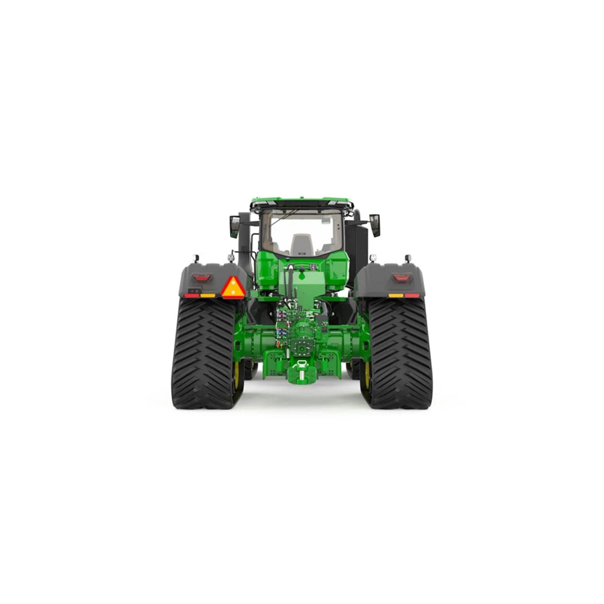Studio image with a rear view of a 9RX 830 Tractor