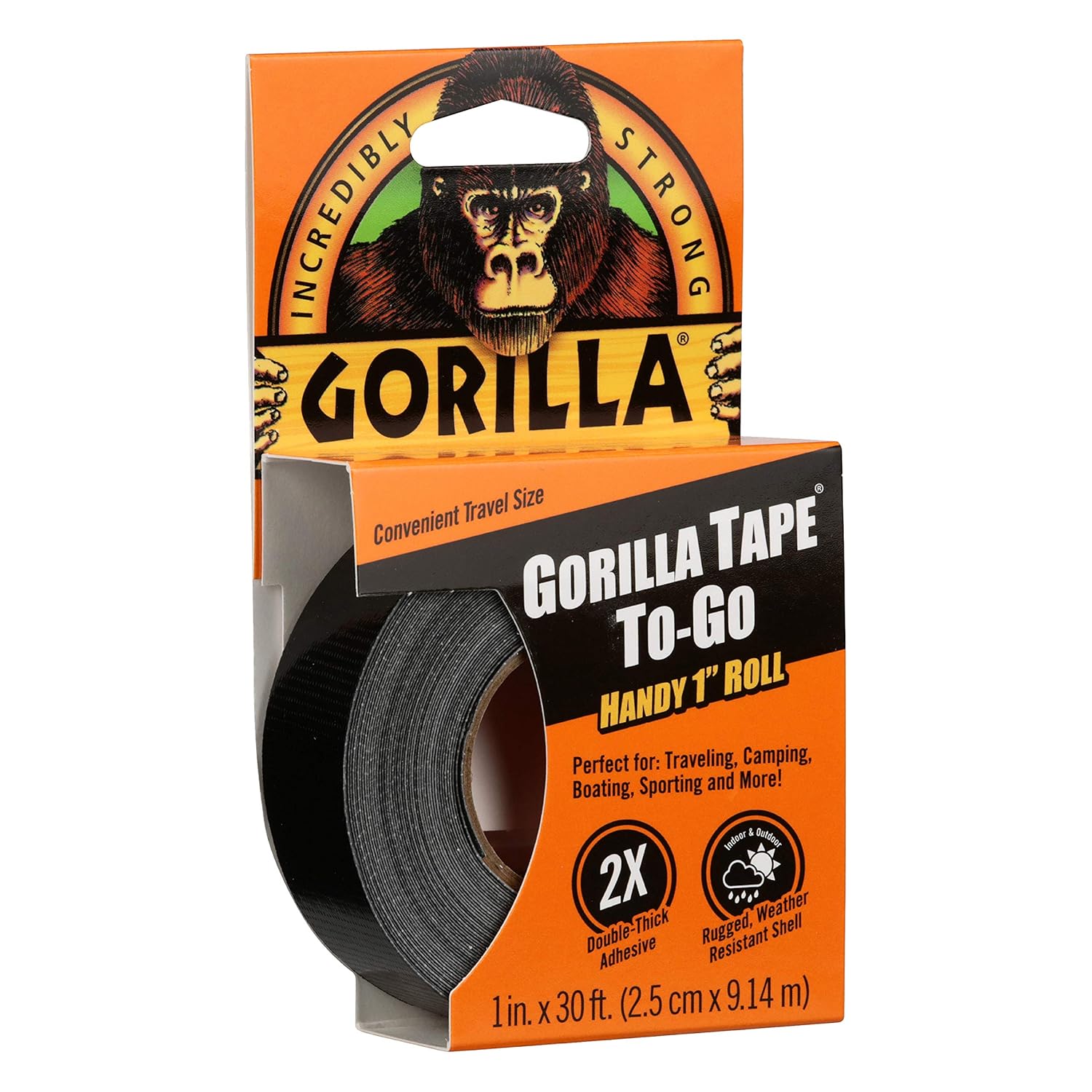 - 1 in. x 30 ft. (Gorilla Tape To-Go)