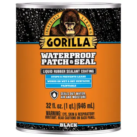 - Gorilla Waterproof Patch & Seal Black Liquid - 32 oz