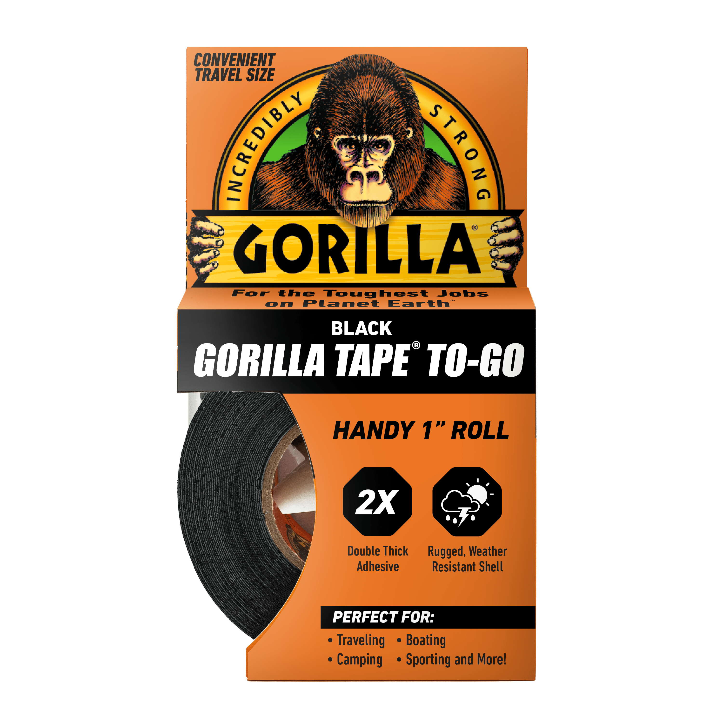 - 1 in. x 30 ft. (Gorilla Tape To-Go)
