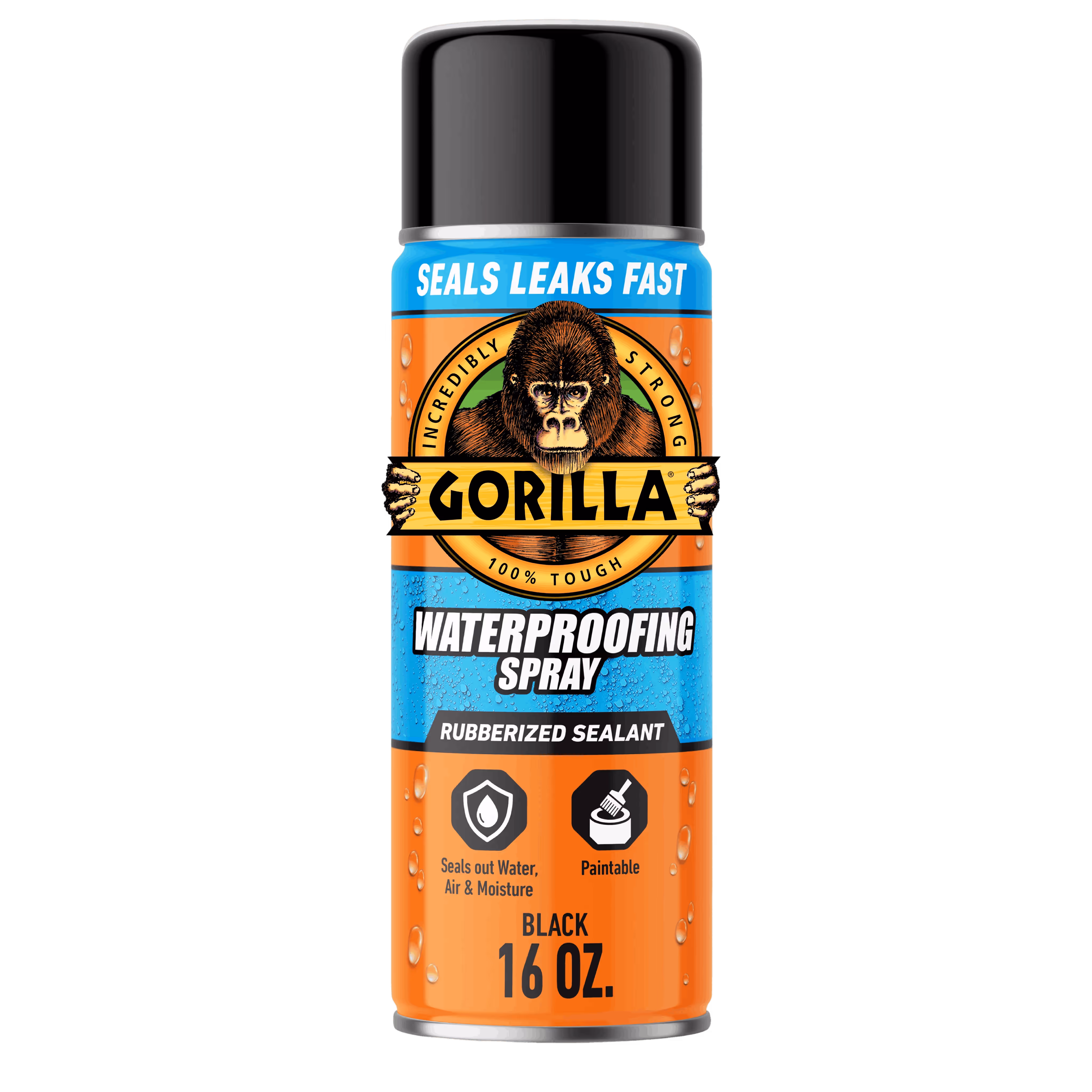 Gorilla Waterproof Patch And Seal Spray Black