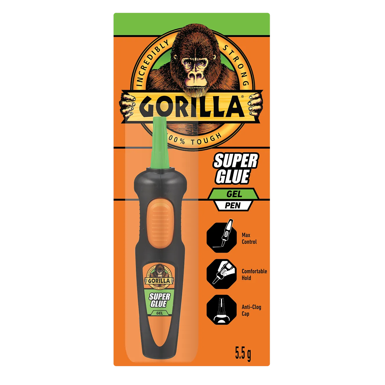 - Gorilla Super Glue Gel Pen - 5.5g