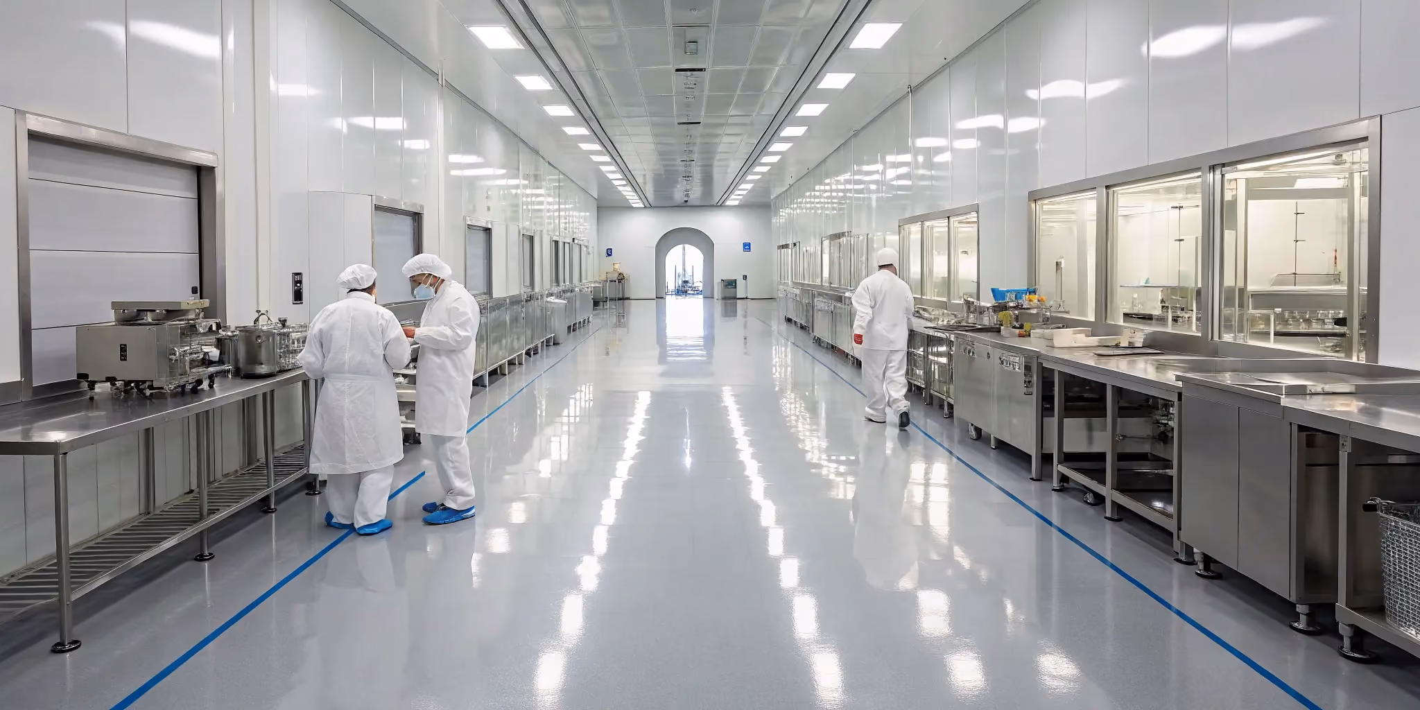 A food manufacturing team using stage-gate project management for quality and safety assurance.