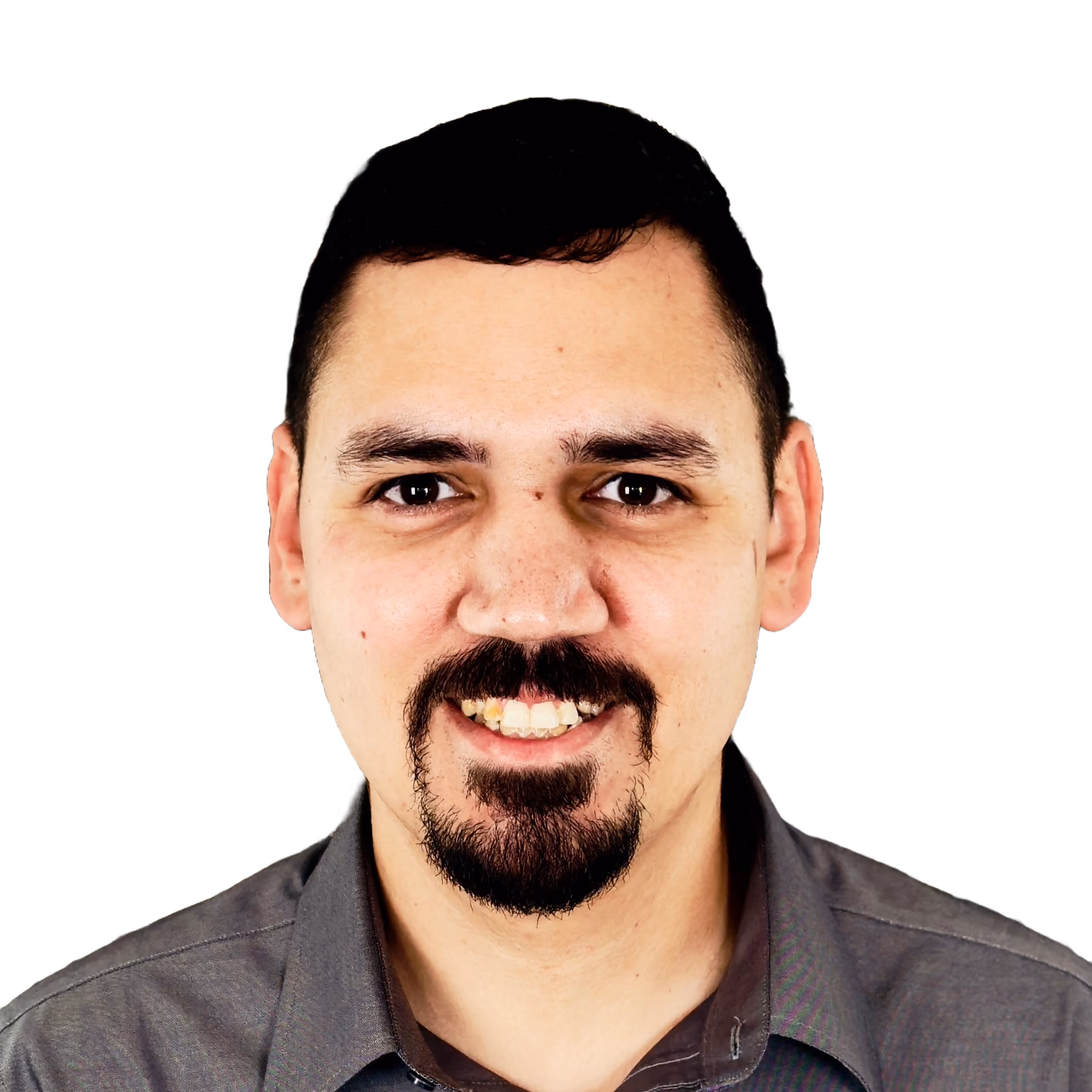 [headshot] image of customer giving a testimonial (for a ai biotech company)