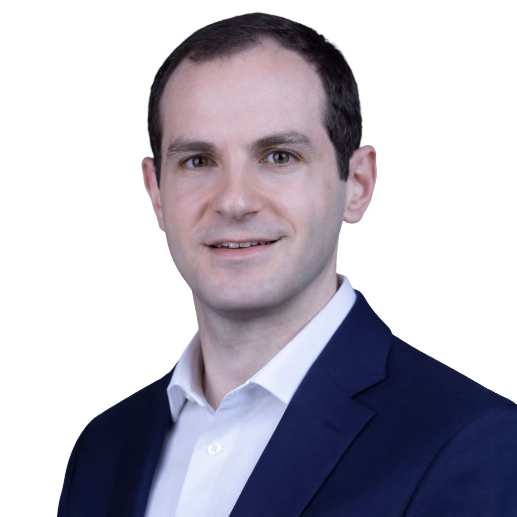 [headshot] image of customer giving a testimonial (for a ai biotech company)