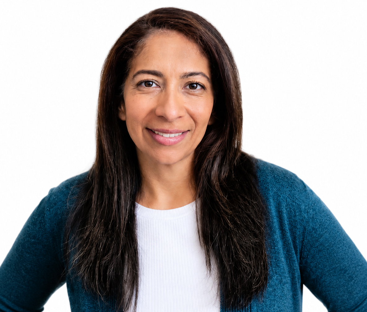 [headshot] image of customer giving a testimonial (for a ai biotech company)