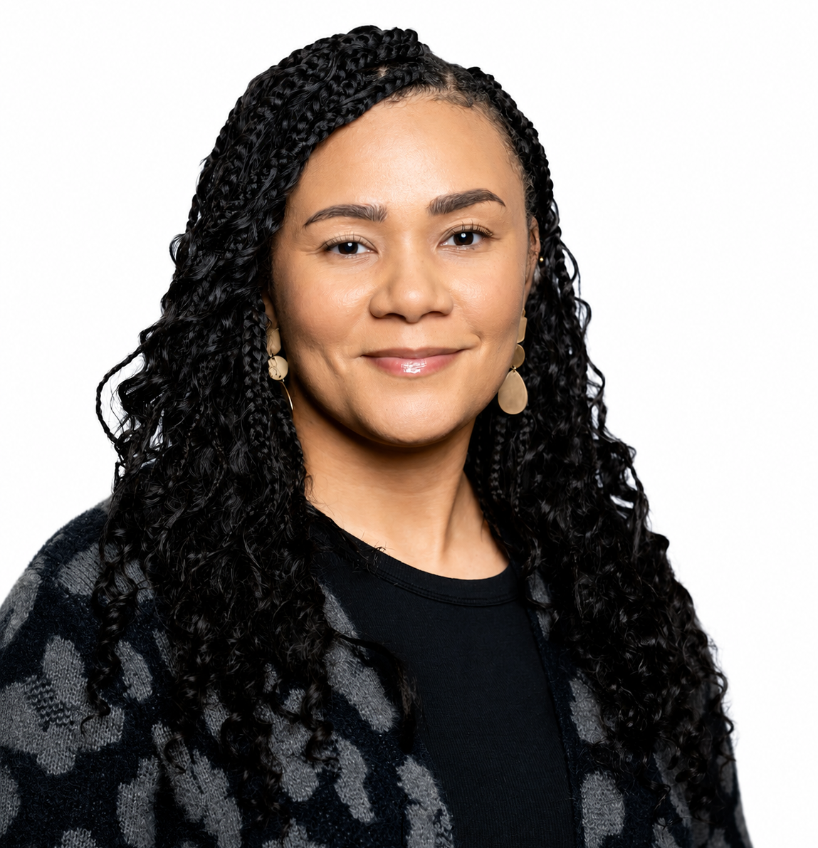 [headshot] image of customer giving a testimonial (for a ai biotech company)