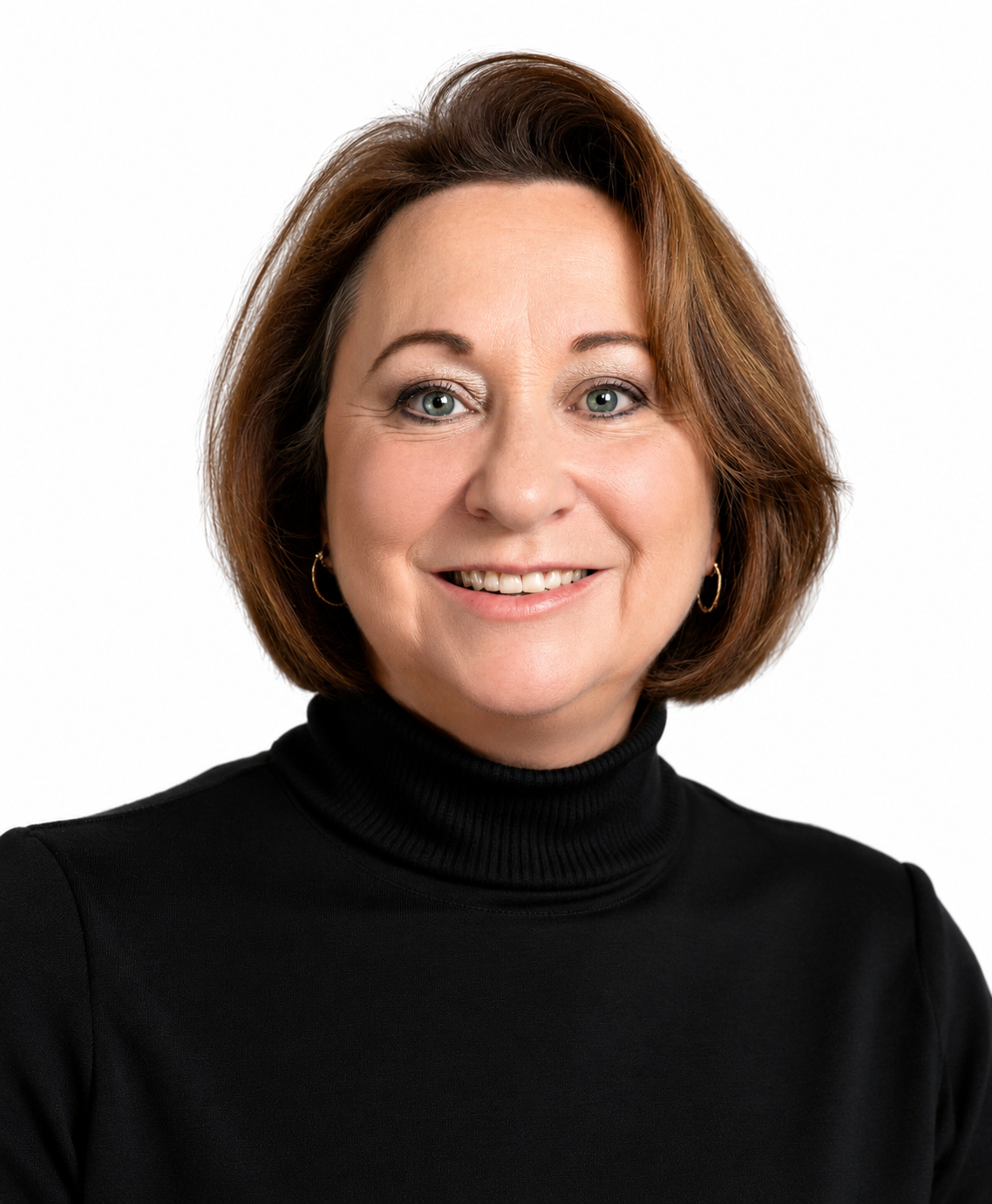 [headshot] image of customer giving a testimonial (for a ai biotech company)
