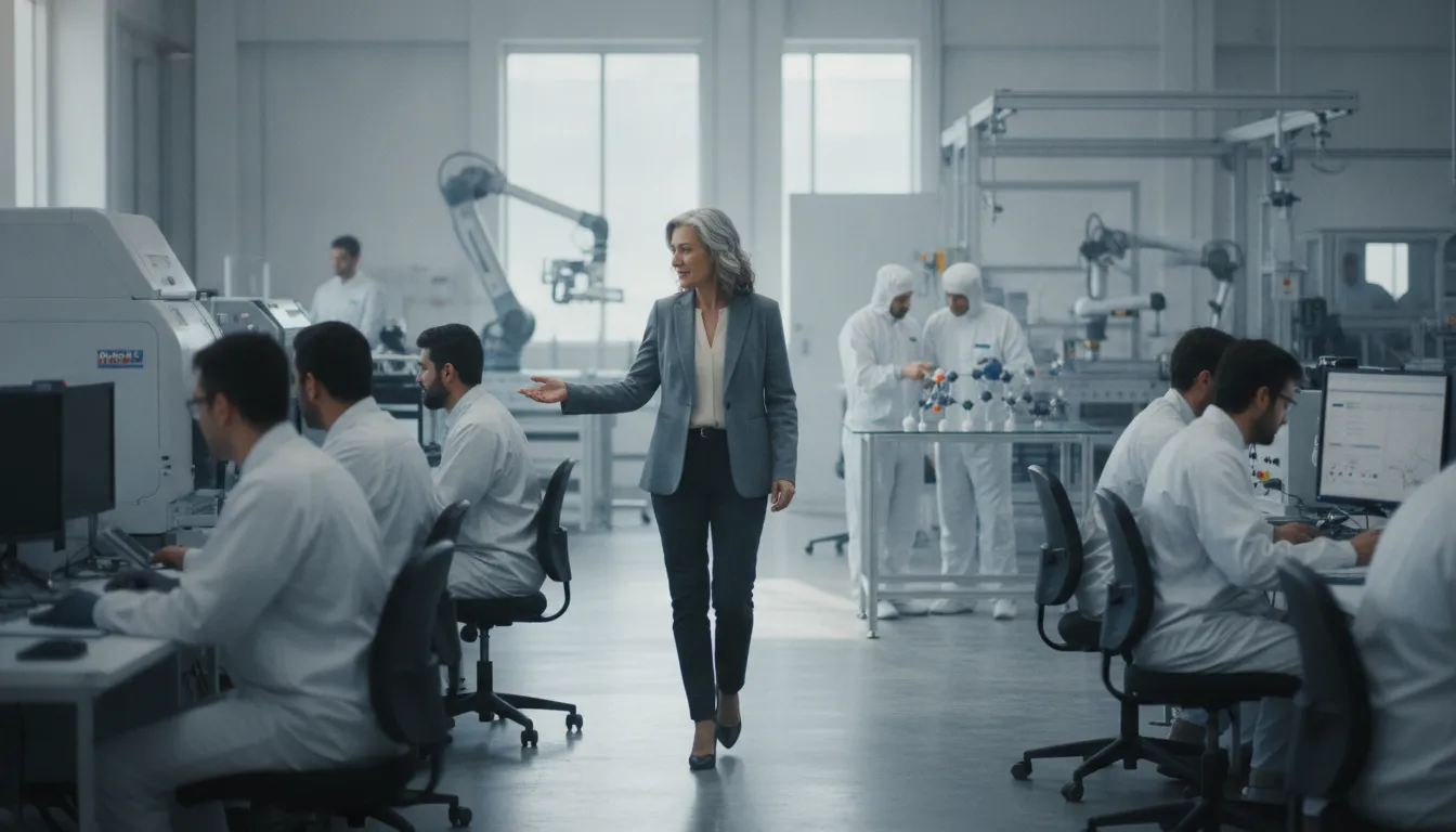 Project leader connecting teams and outcomes across portfolio and project management