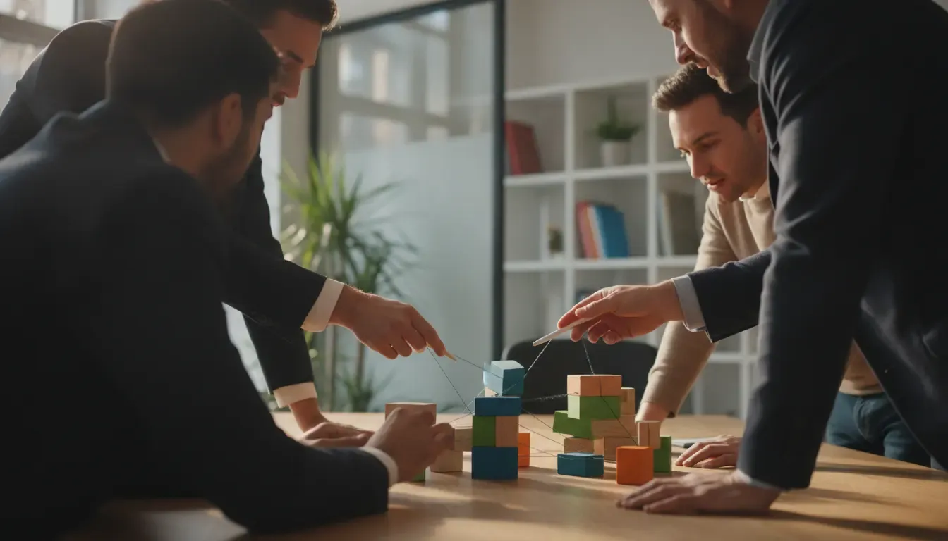 Internal operations team and project management partner aligning dependencies