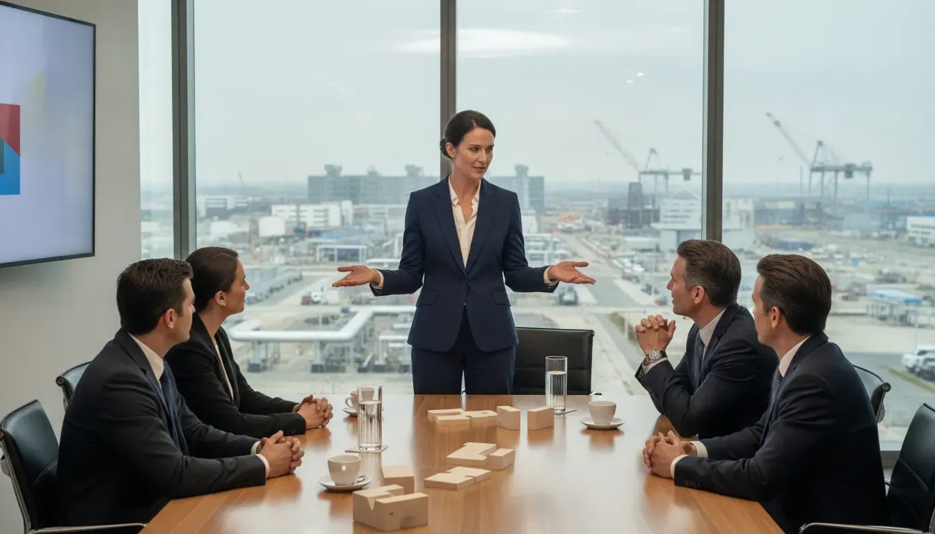 Project management professional guiding executive delivery decisions