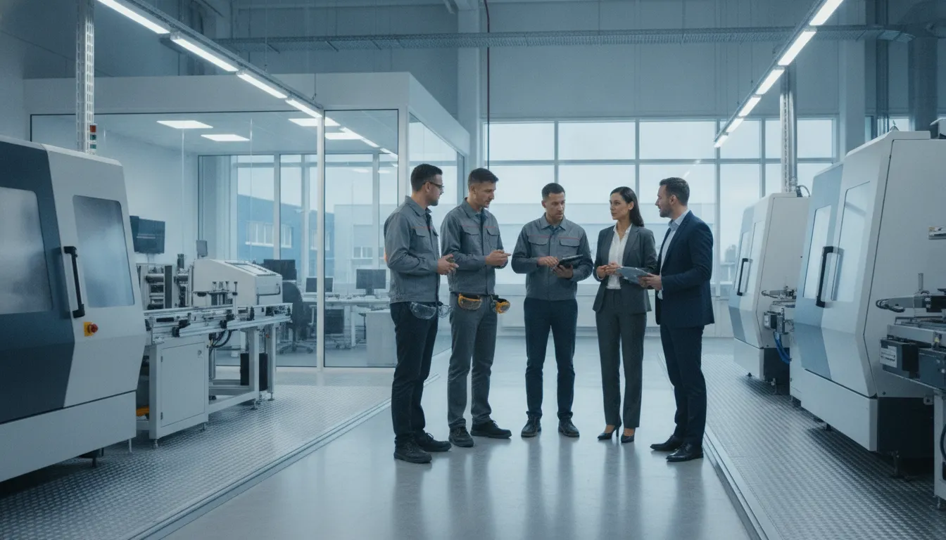 Manufacturing leaders aligning a multi-site project portfolio