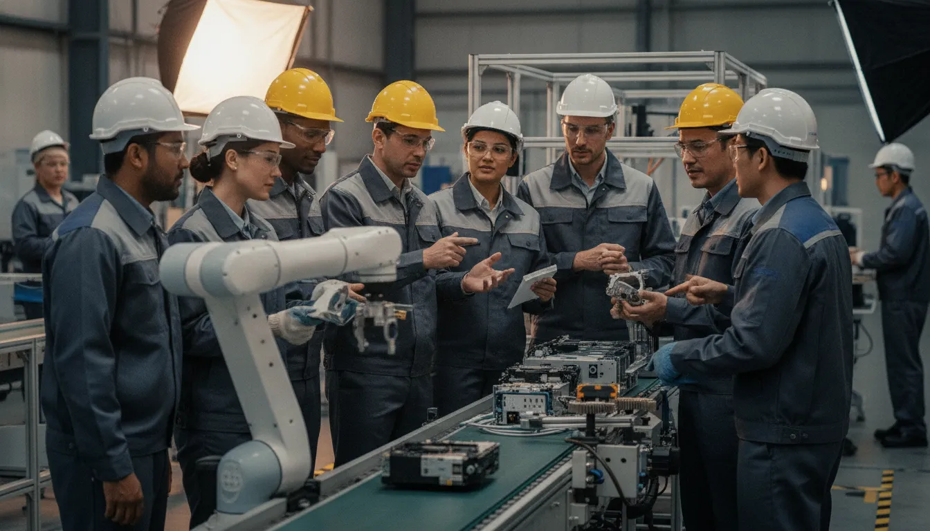 Manufacturing teams coordinating shared project dependencies