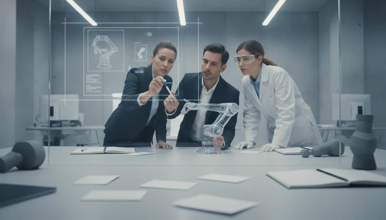 Project leaders tracing a decision