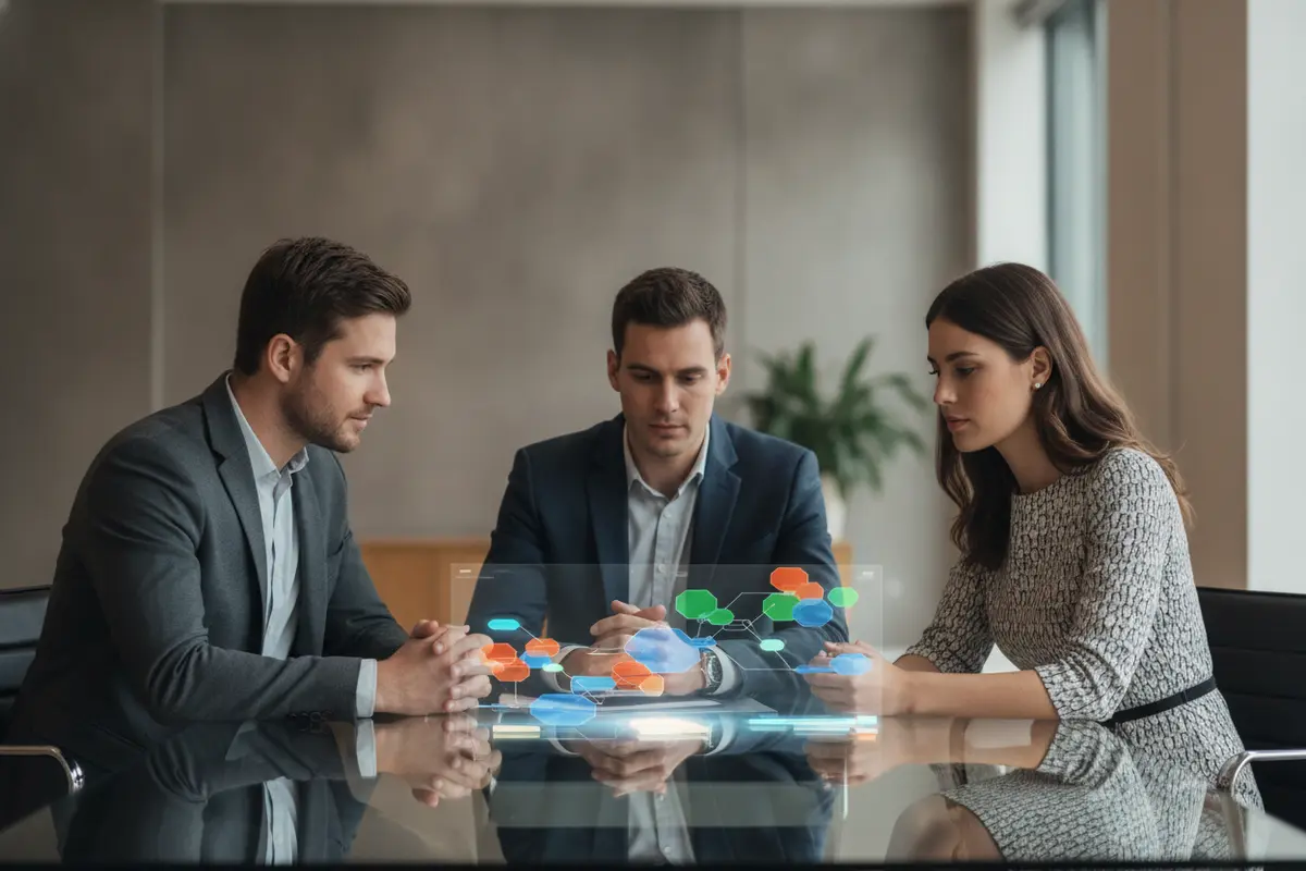 Project leaders assess delivery risks and expected business benefits