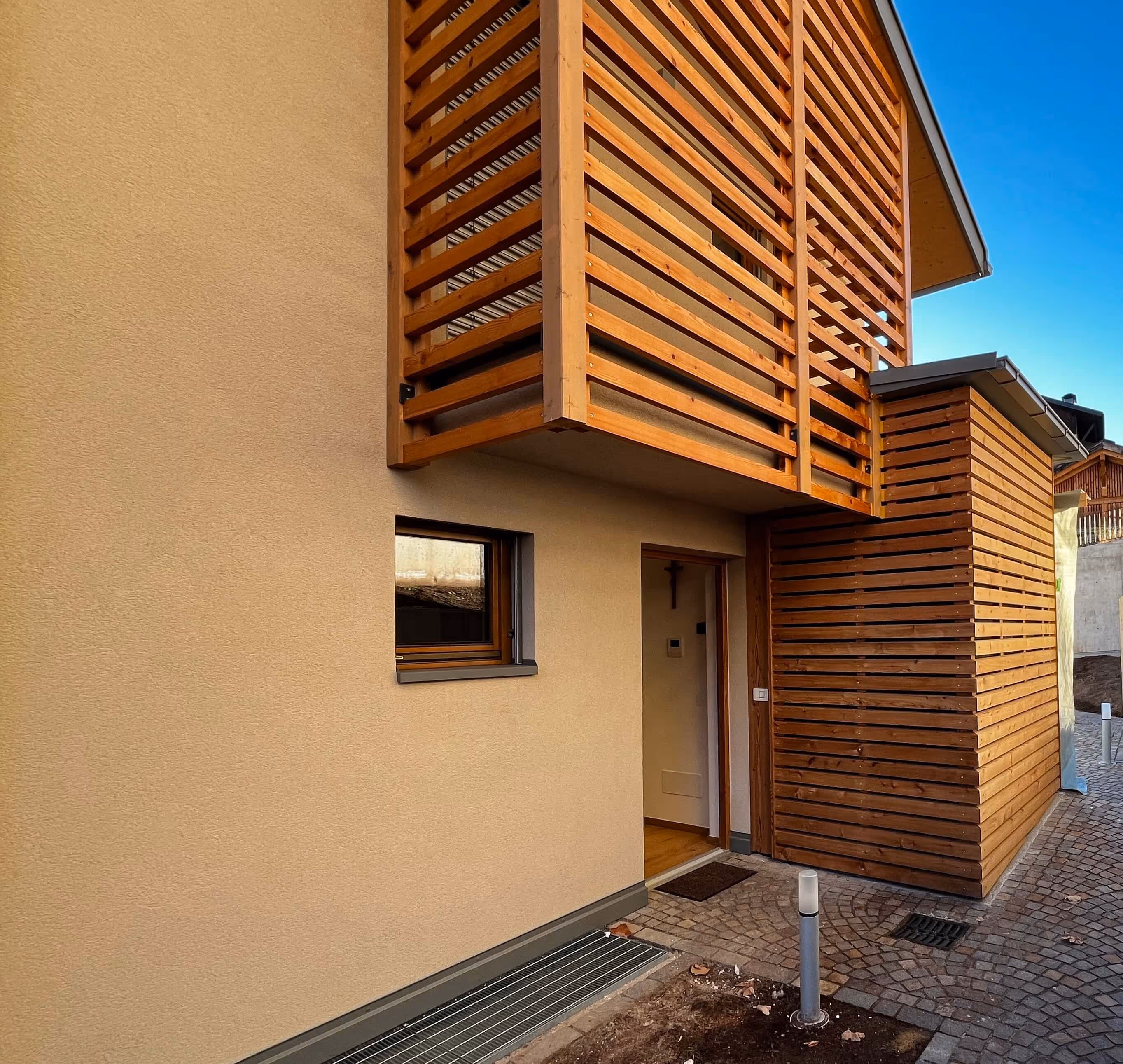 Eingangsbereich von Außen