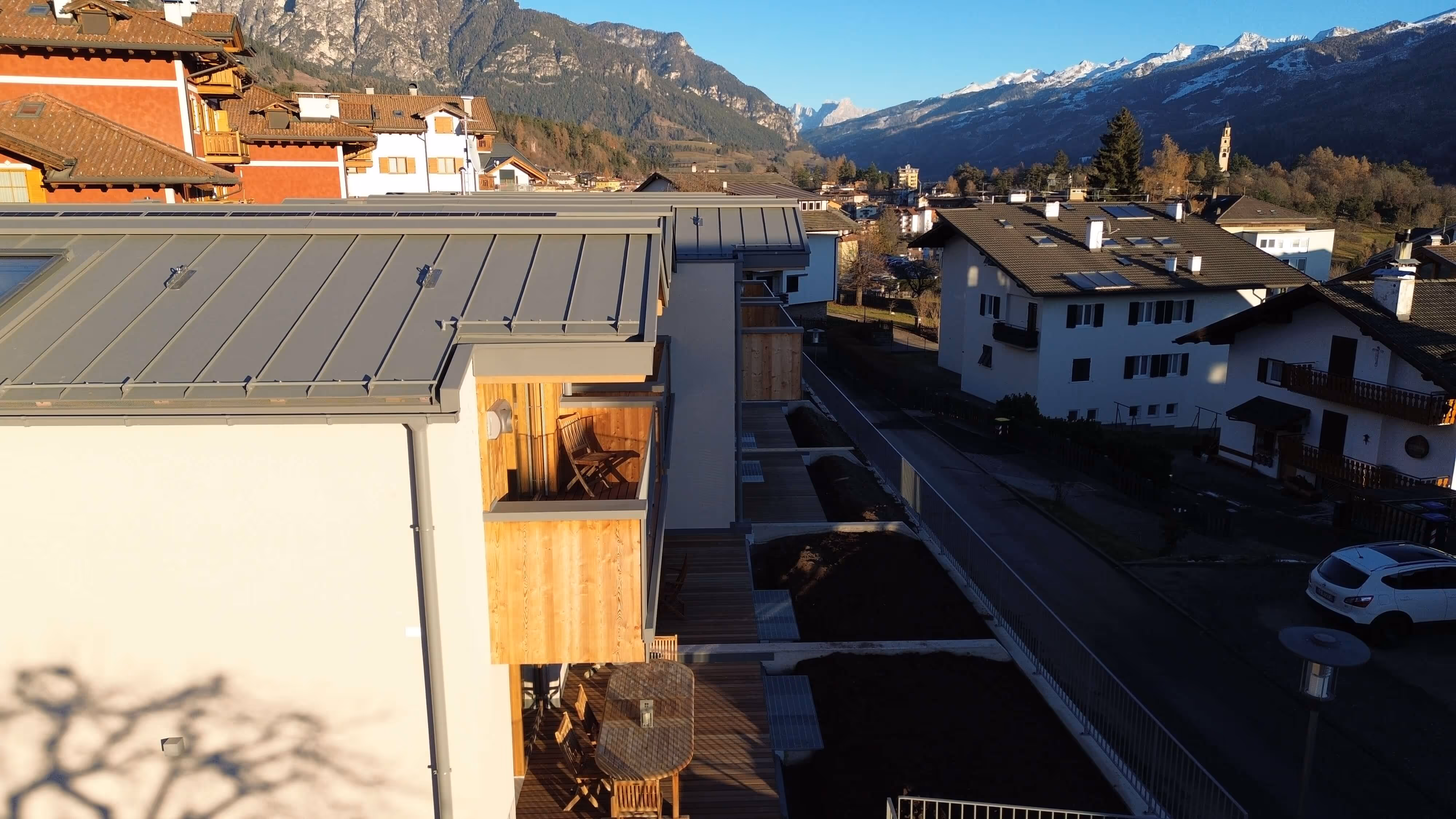 Außenbereich der Villa Helena - Aufnahme mit Drone