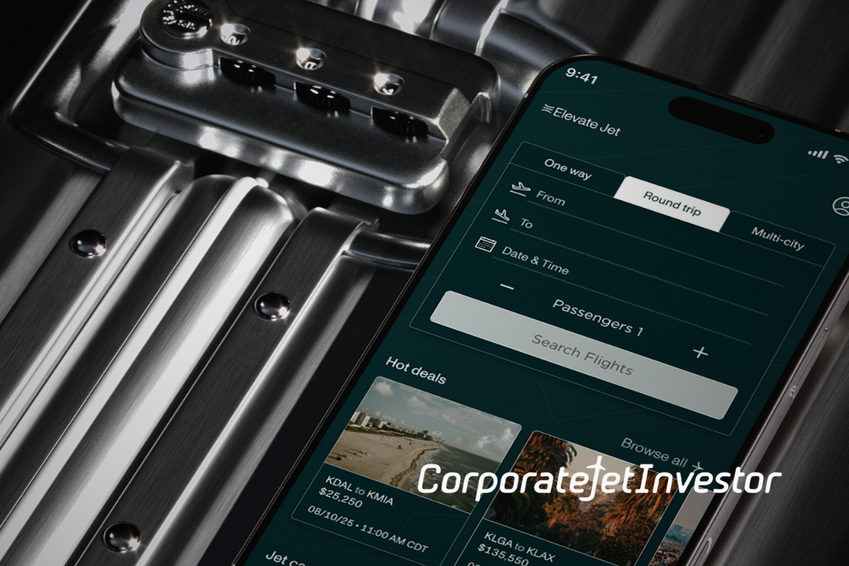 The Elevate Jet app ‘addresses opportunity to access broader market’ says CEO