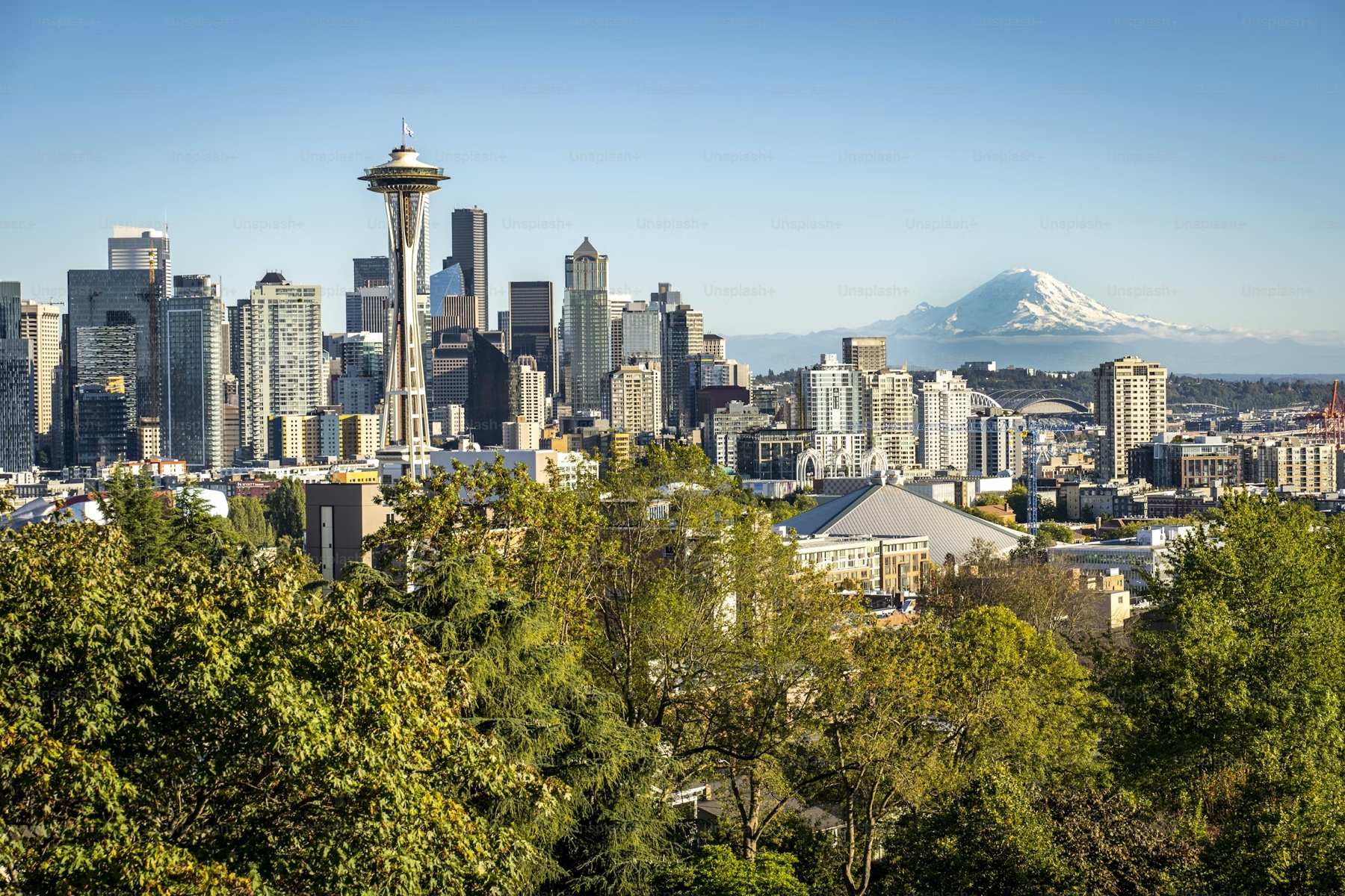 New York to Seattle private jet route image
