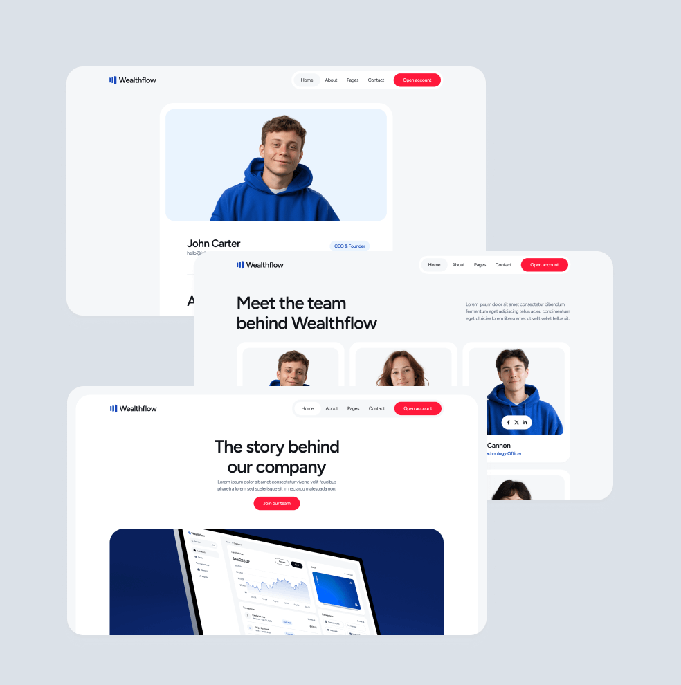 Wealthflow - 36 Sections - Bank Webflow Template | BRIX Template