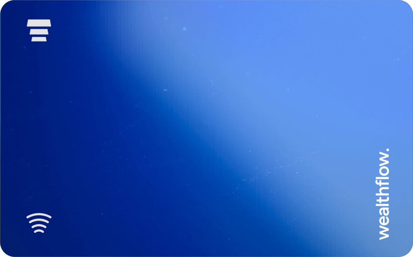 Hero Blue Credit Card - Wealthflow Webflow Template | BRIX Template